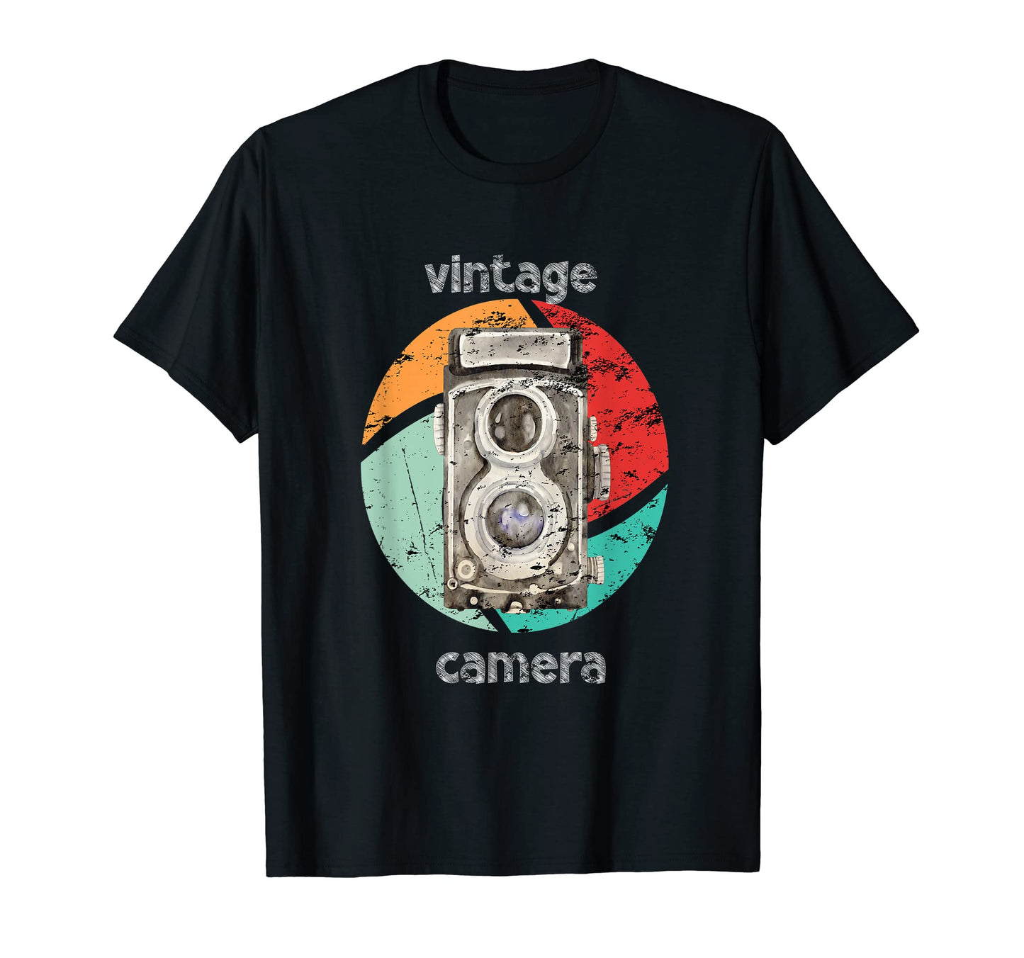 Old Camera Photography Old Photos T-Shirt - Custom Art Print Men Women - T-Shirt, Sweatshirt, Hoodie
