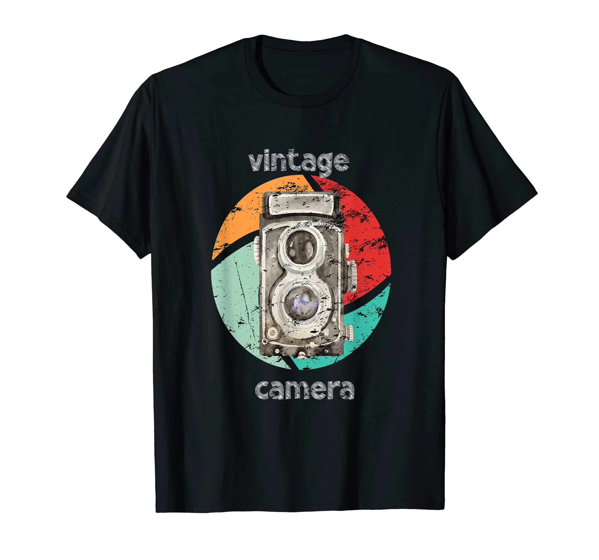 Old Camera Photography Old Photos T-Shirt - Custom Art Print Men Women - T-Shirt, Sweatshirt, Hoodie