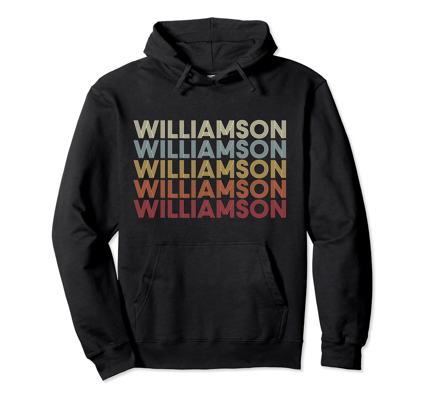 Williamson West Virginia Williamson Wv Text Hoodie - Trendy Graphic Unisex - T-Shirt, Sweatshirt, Hoodie