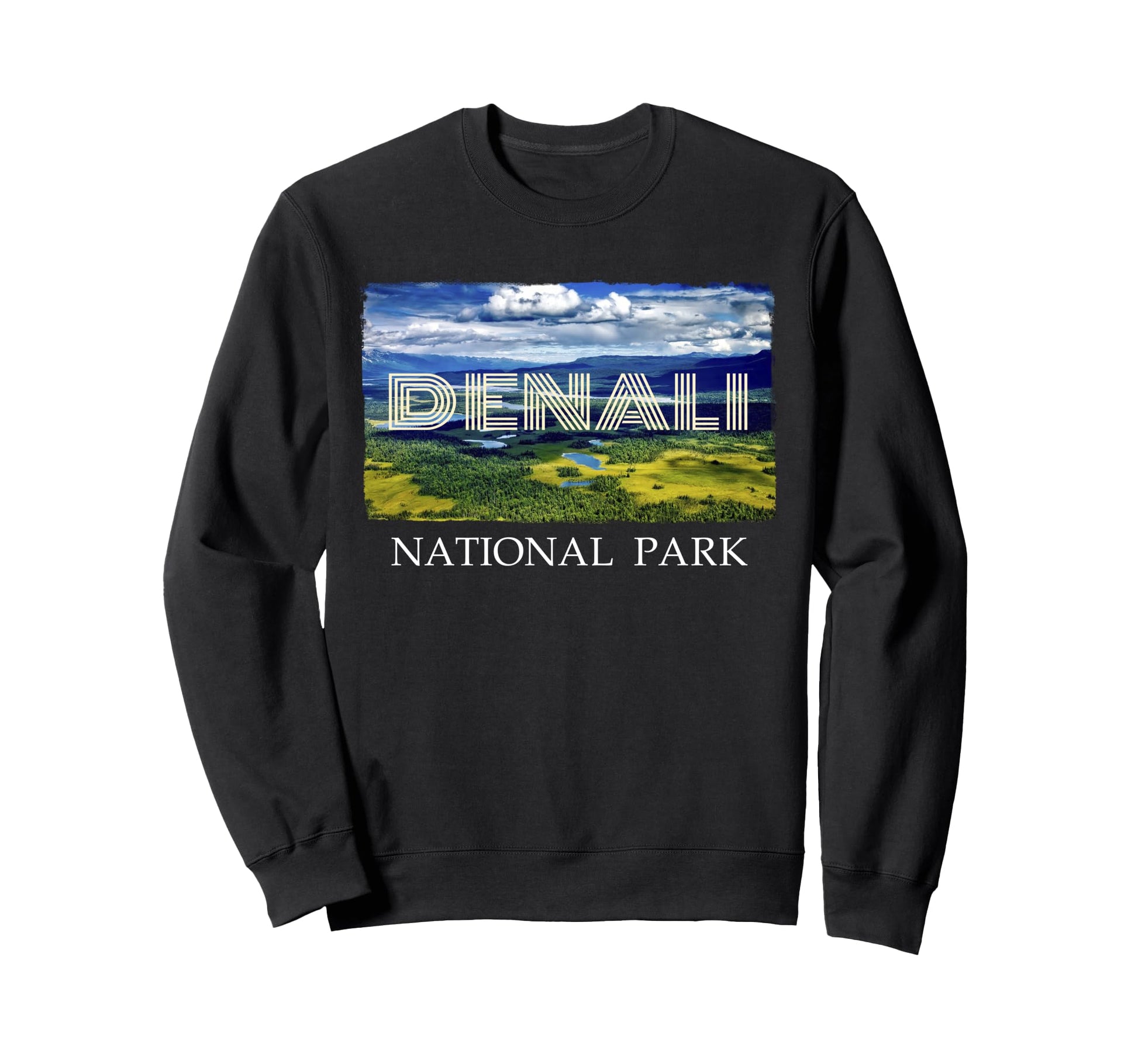 Denali Alaska National Park Sweatshirt - Unique Graphic for Adults - T-Shirt, Sweatshirt, Hoodie