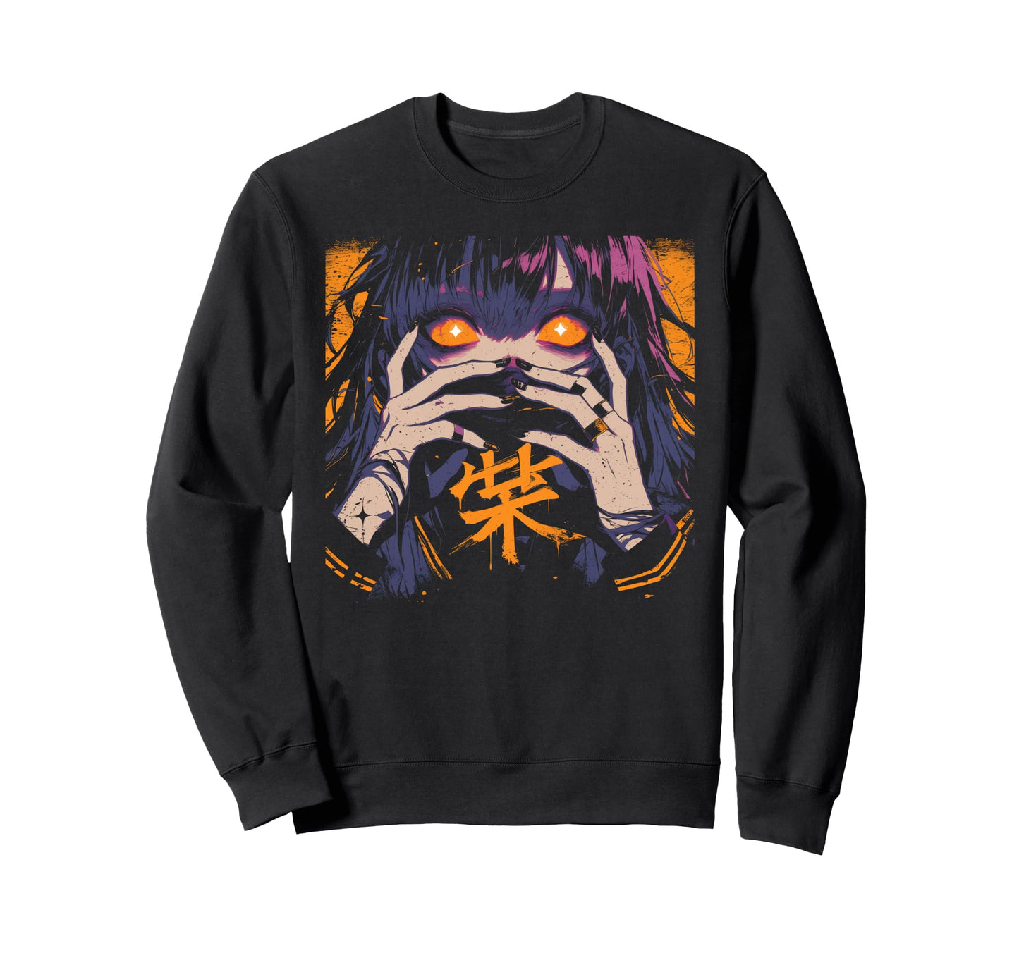 Goth Grunge Demon Anime Waifu Sweatshirt - Novelty Apparel Men Women - T-Shirt, Sweatshirt, Hoodie