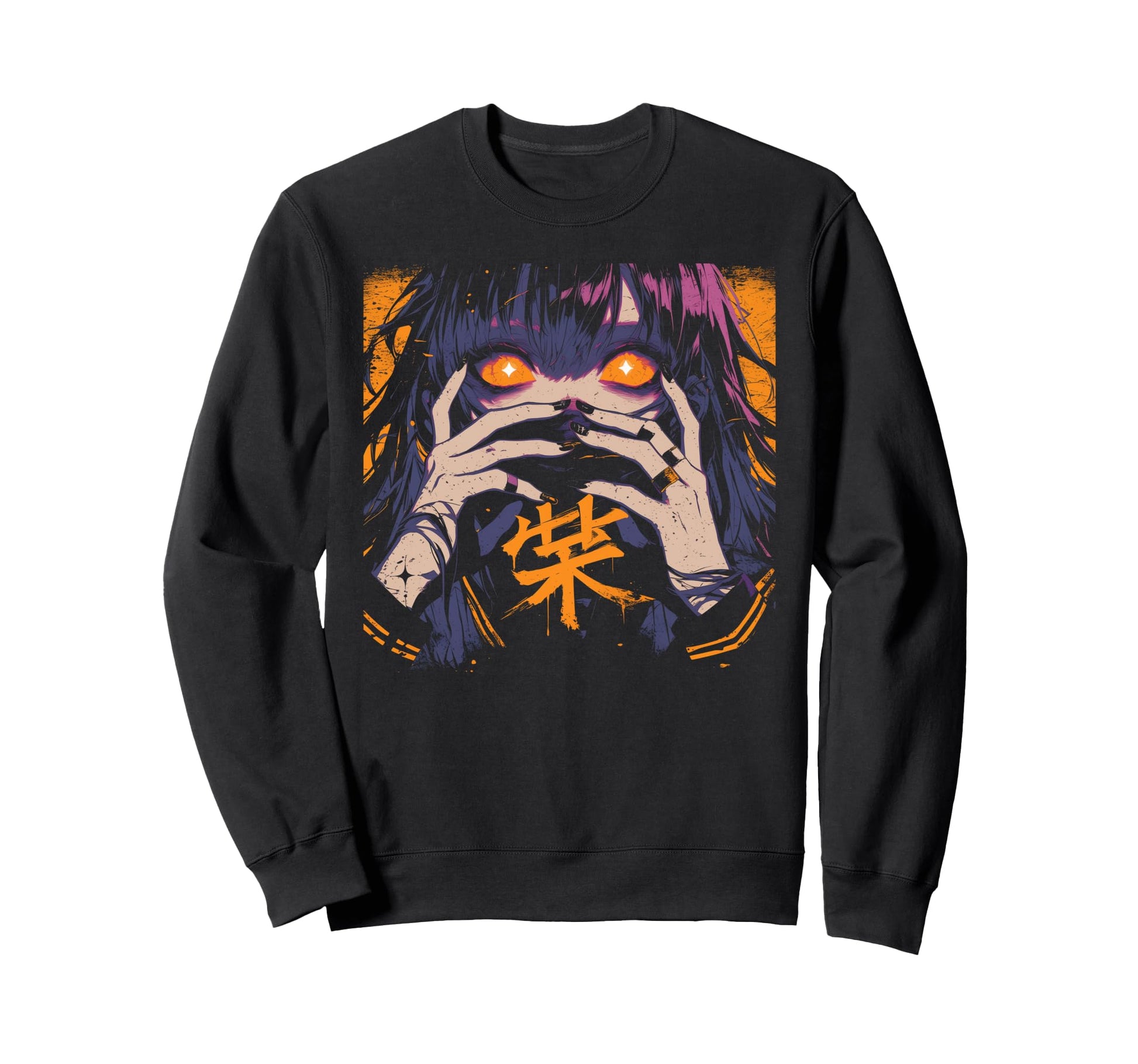 Goth Grunge Demon Anime Waifu Sweatshirt - Novelty Apparel Men Women - T-Shirt, Sweatshirt, Hoodie