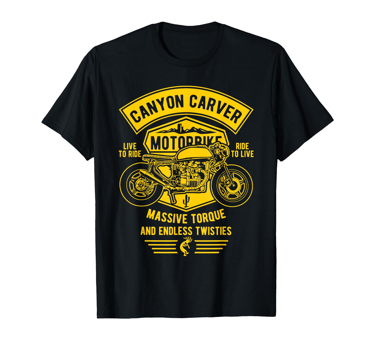 Canyon Carver Motorcycle T-Shirt - Minimalist Print Unisex - T-Shirt, Sweatshirt, Hoodie