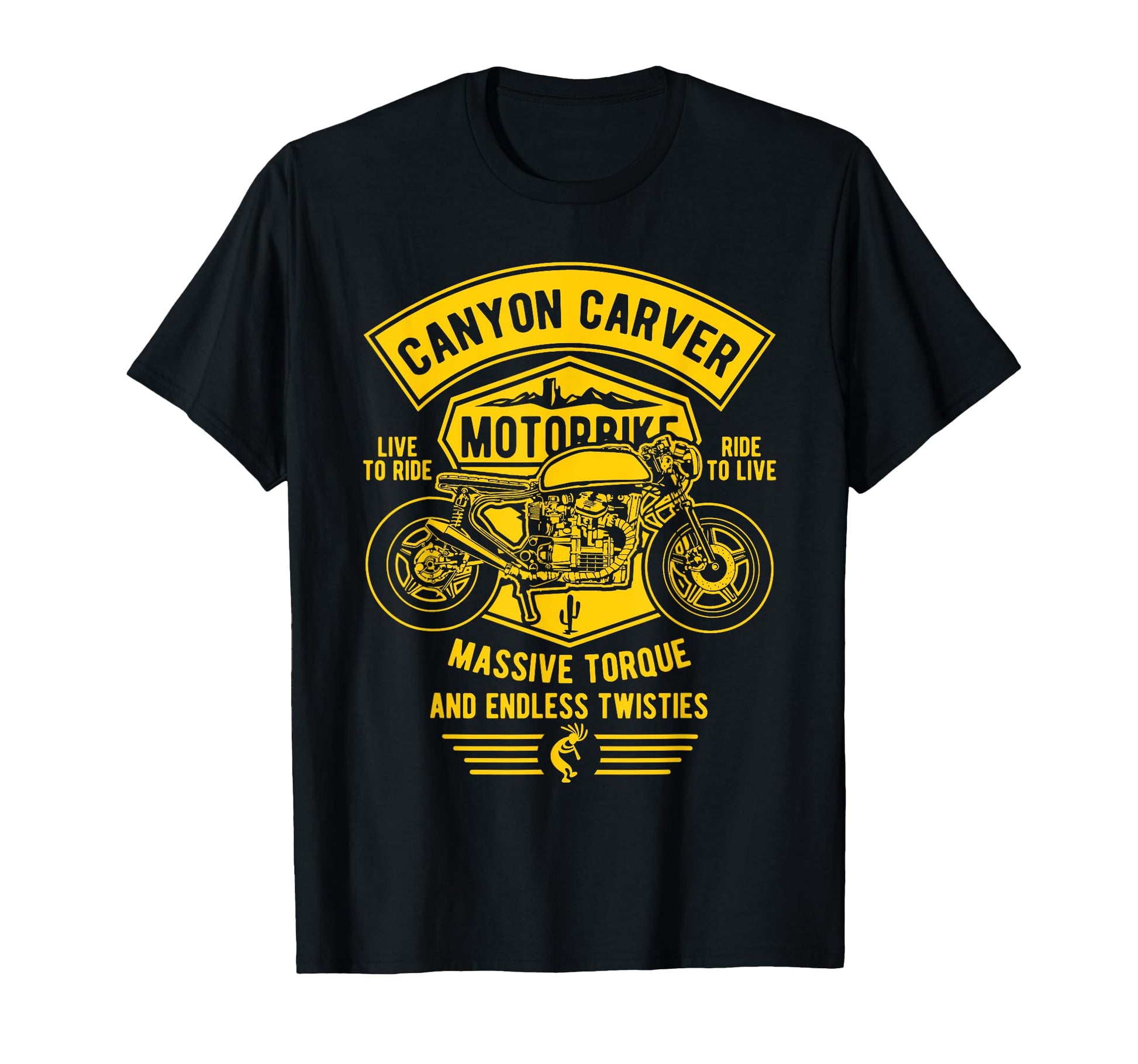 Canyon Carver Motorcycle T-Shirt - Minimalist Print Unisex - T-Shirt, Sweatshirt, Hoodie