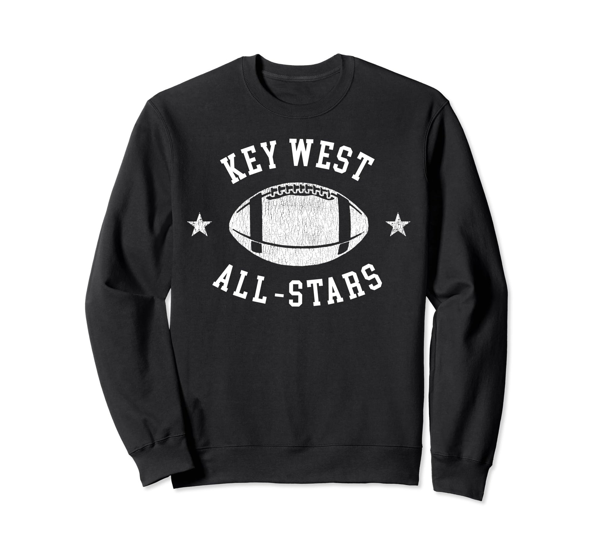 Key West All Stars Football 80S Sweatshirt - Minimalist Print Men Women - T-Shirt, Sweatshirt, Hoodie