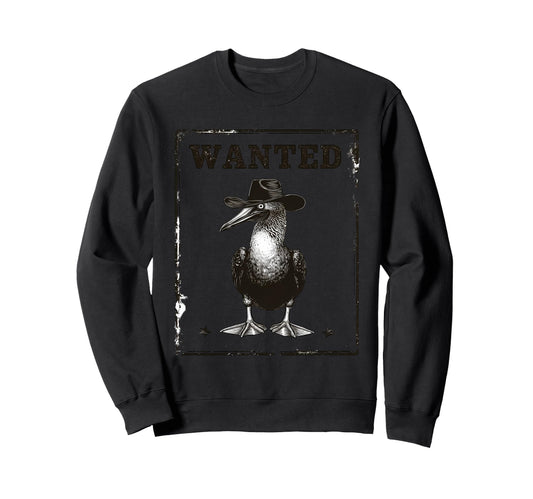 Blue Footed Booby Cowboy Cowgirl Sweatshirt - Novelty Apparel Unisex - T-Shirt, Sweatshirt, Hoodie