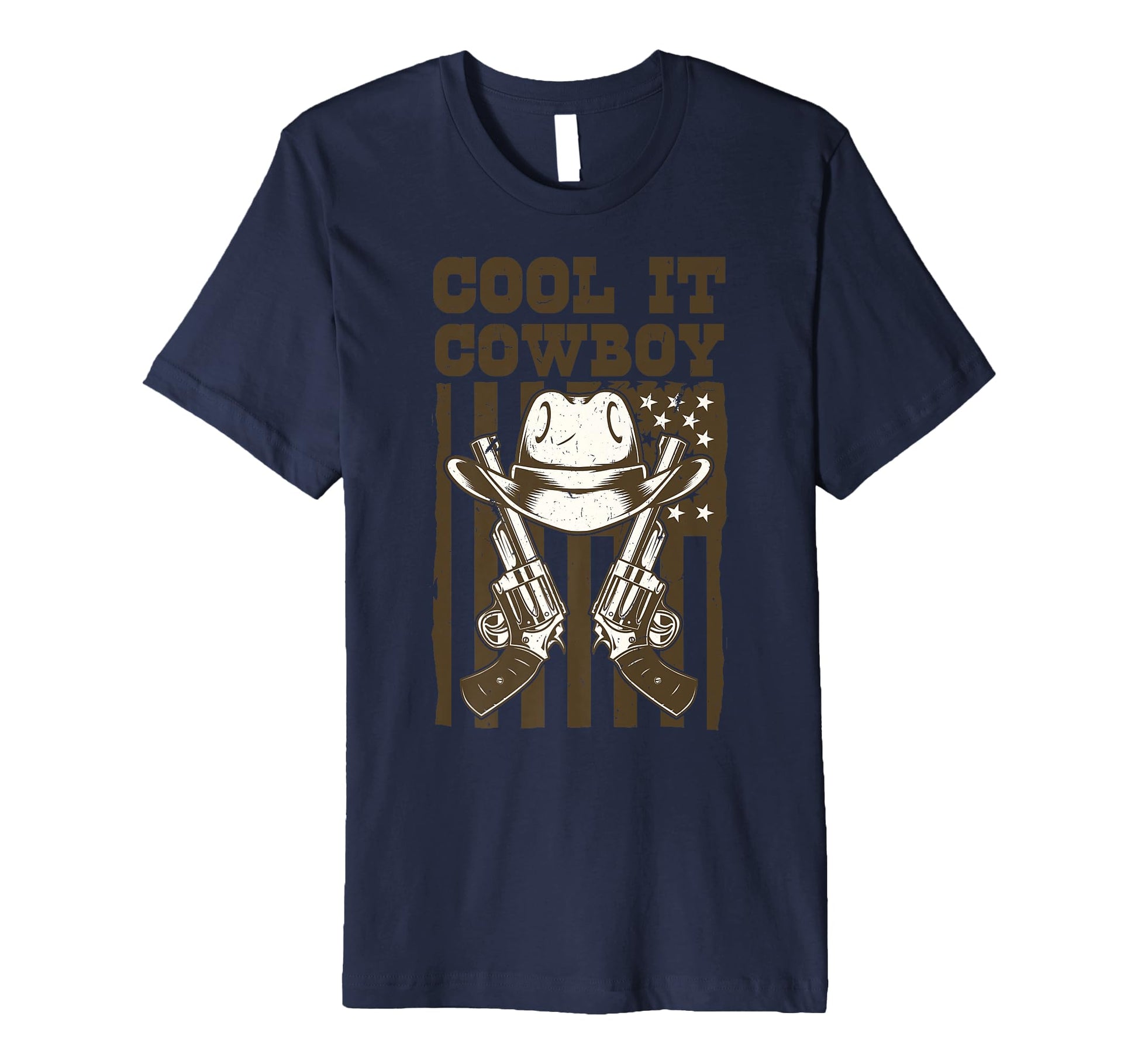It Cowboy Patriotic Usa Flag T-Shirt - Graphic Print Men Women - T-Shirt, Sweatshirt, Hoodie