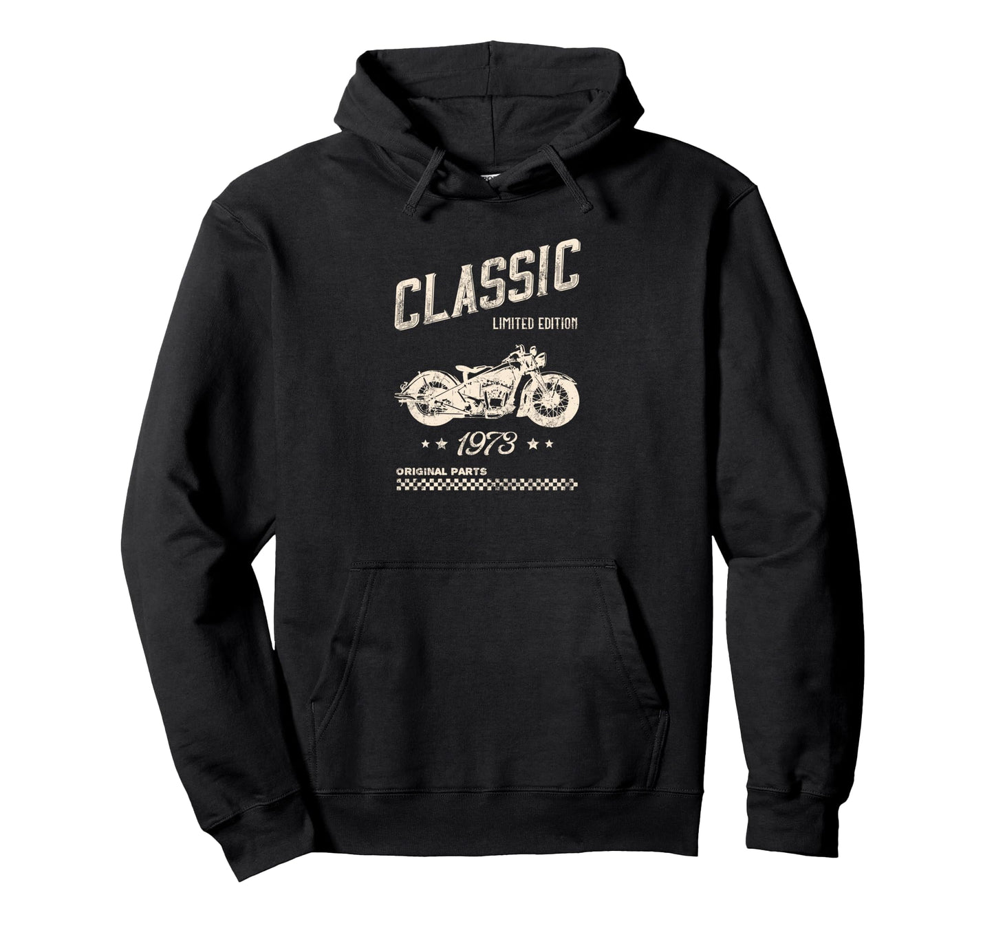 52Nd Birthday 1973 Motorcycle Hoodie - Graphic Print Men Women - T-Shirt, Sweatshirt, Hoodie