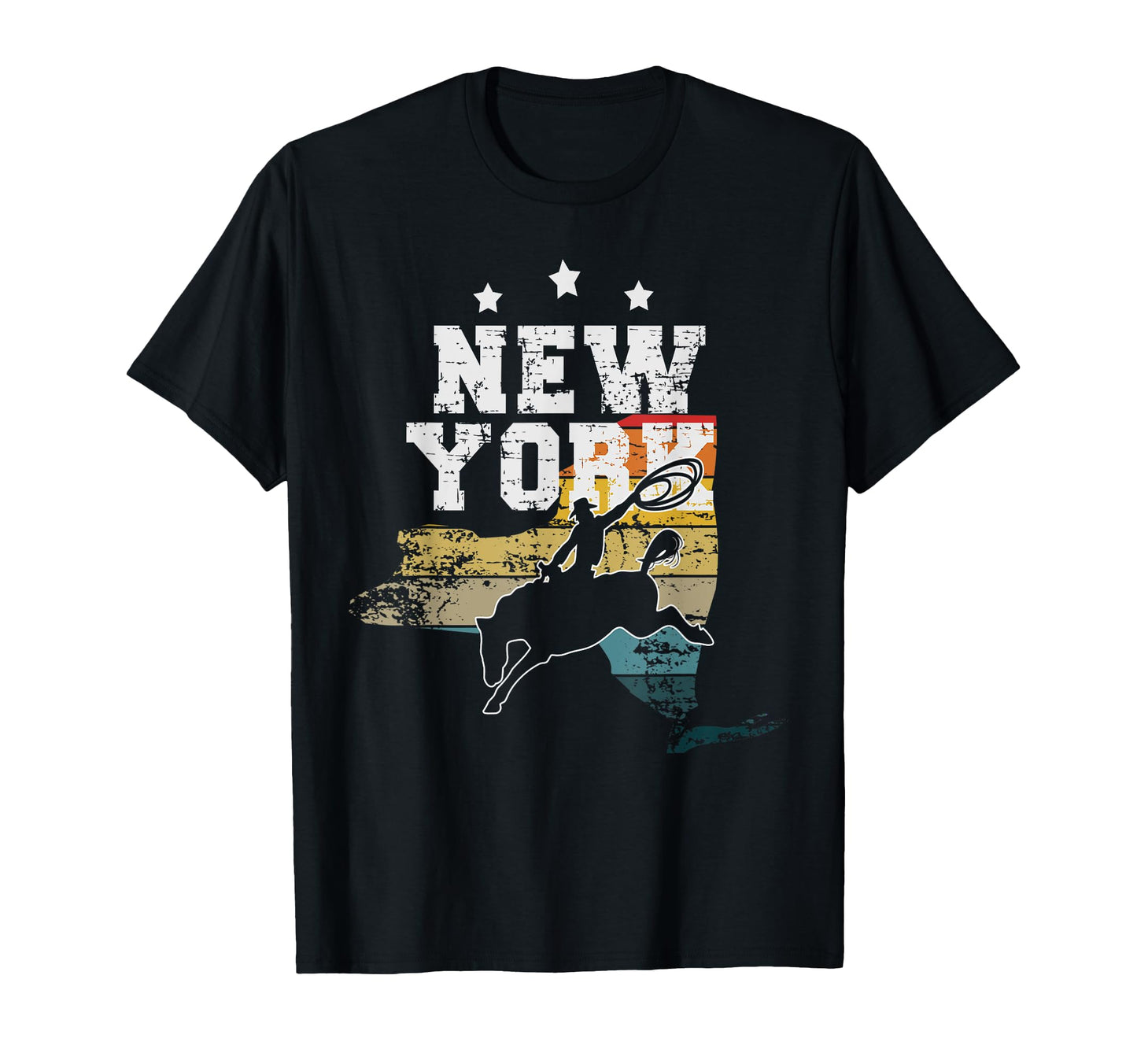 New York Cowboy T-Shirt - Minimalist Print Men Women - T-Shirt, Sweatshirt, Hoodie