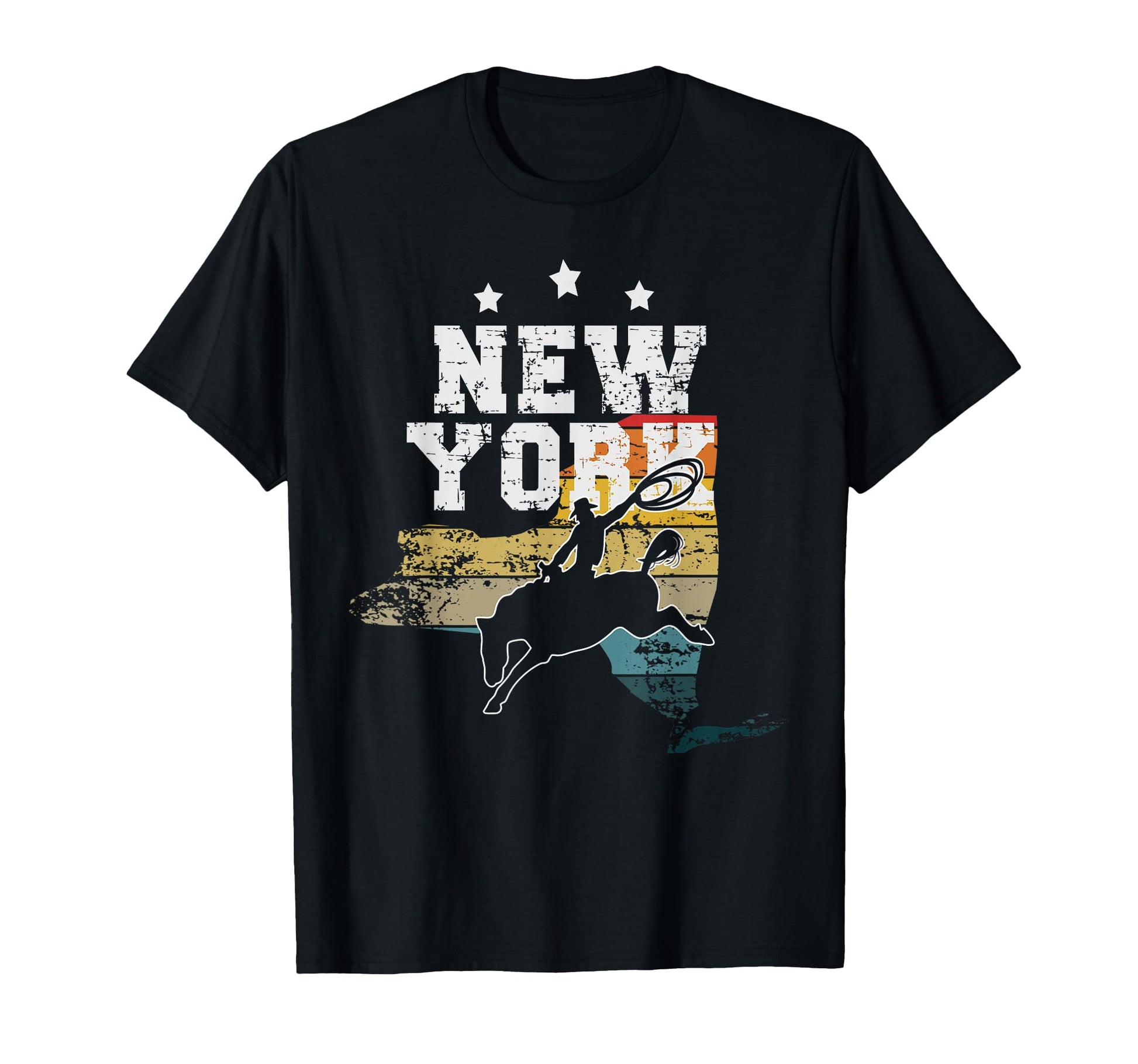 New York Cowboy T-Shirt - Minimalist Print Men Women - T-Shirt, Sweatshirt, Hoodie