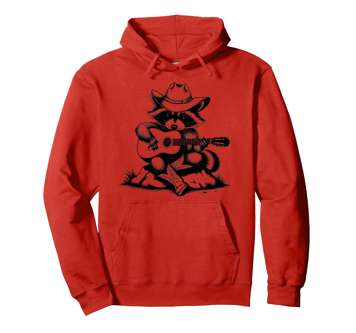 Raccoon 90S Country Music Western Cowboy Hoodie - Graphic Print Unisex - T-Shirt, Sweatshirt, Hoodie