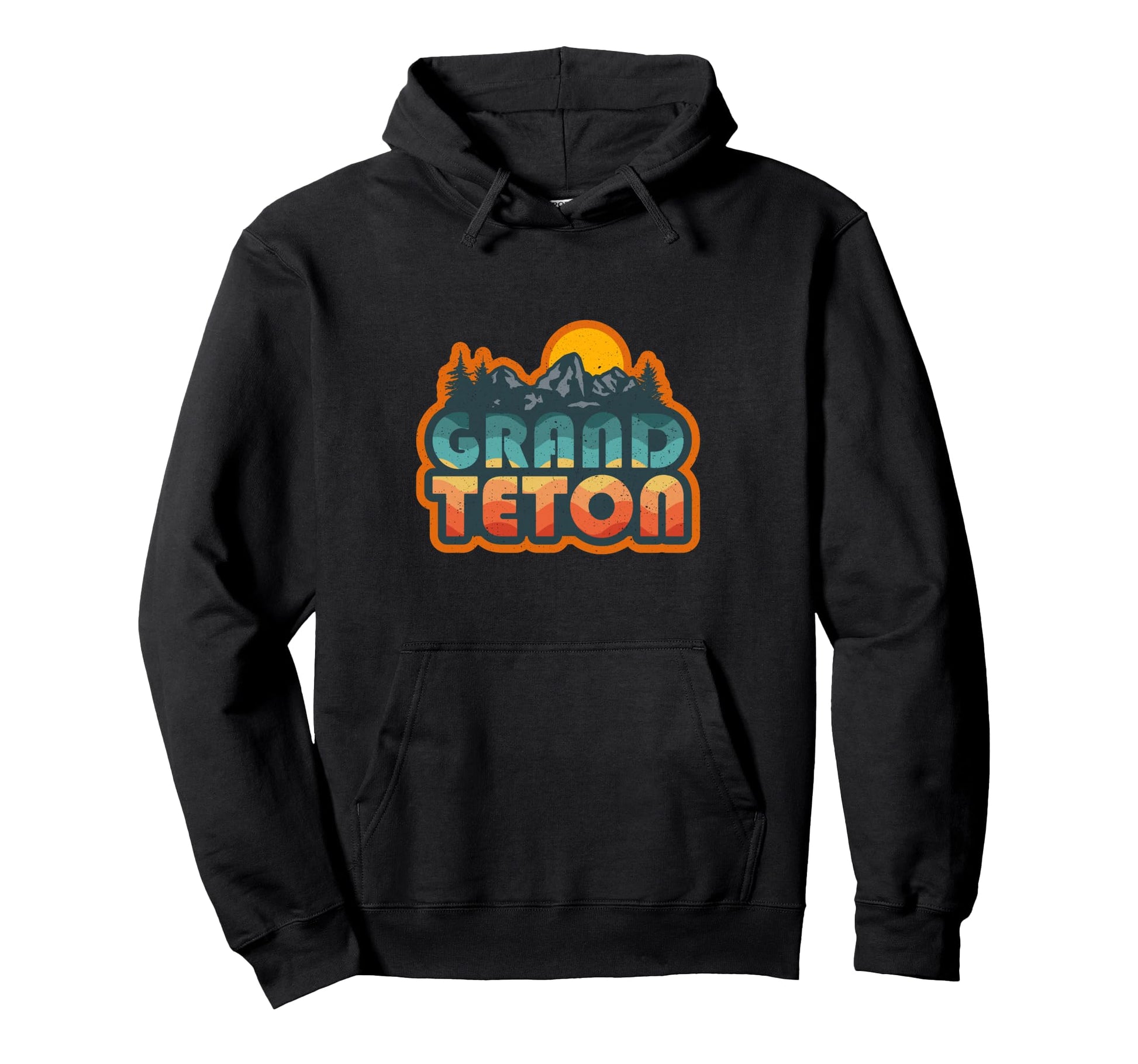 Grand Teton National Park Mountain Hoodie - Aesthetic Graphic for Adults - T-Shirt, Sweatshirt, Hoodie