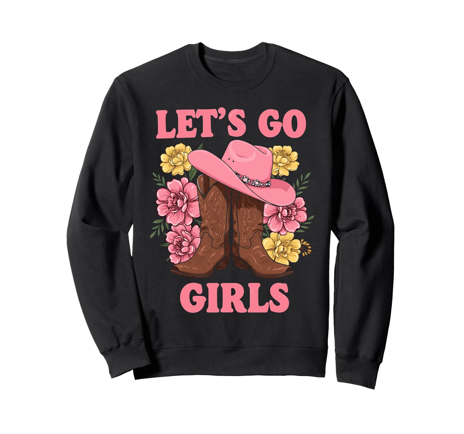 Lets Go Tees Rodeo Western Love Sweatshirt - Graphic Print Men Women - T-Shirt, Sweatshirt, Hoodie