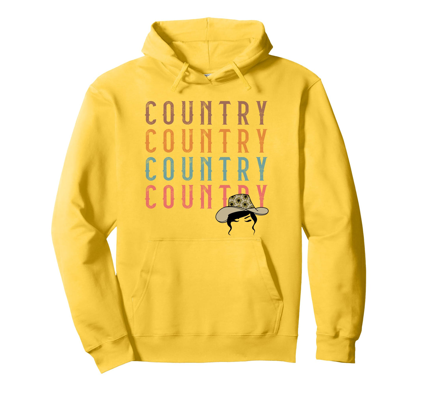 Country Cowgirl Womens Western Hoodie - Trendy Graphic Men Women - T-Shirt, Sweatshirt, Hoodie