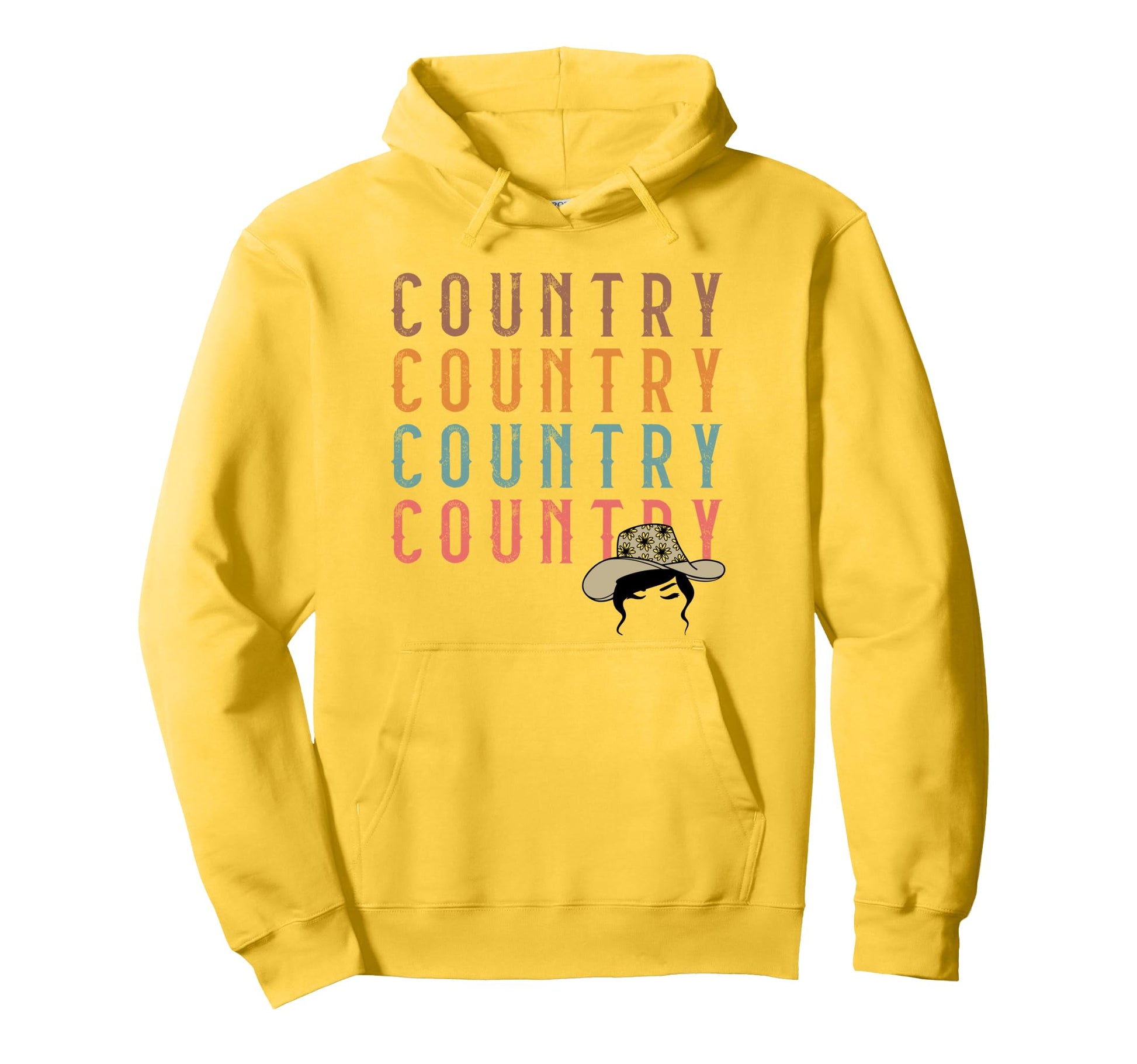 Country Cowgirl Womens Western Hoodie - Trendy Graphic Men Women - T-Shirt, Sweatshirt, Hoodie