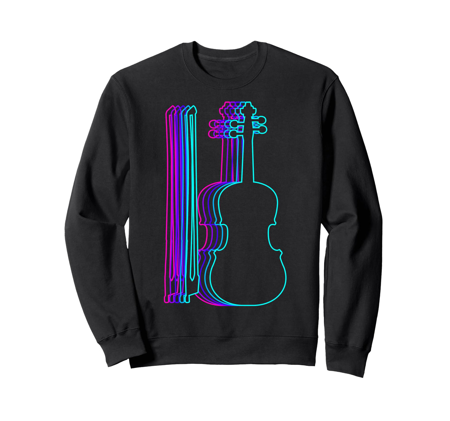 Violin Instrument Violinist Sweatshirt - Unique Graphic for Adults - T-Shirt, Sweatshirt, Hoodie