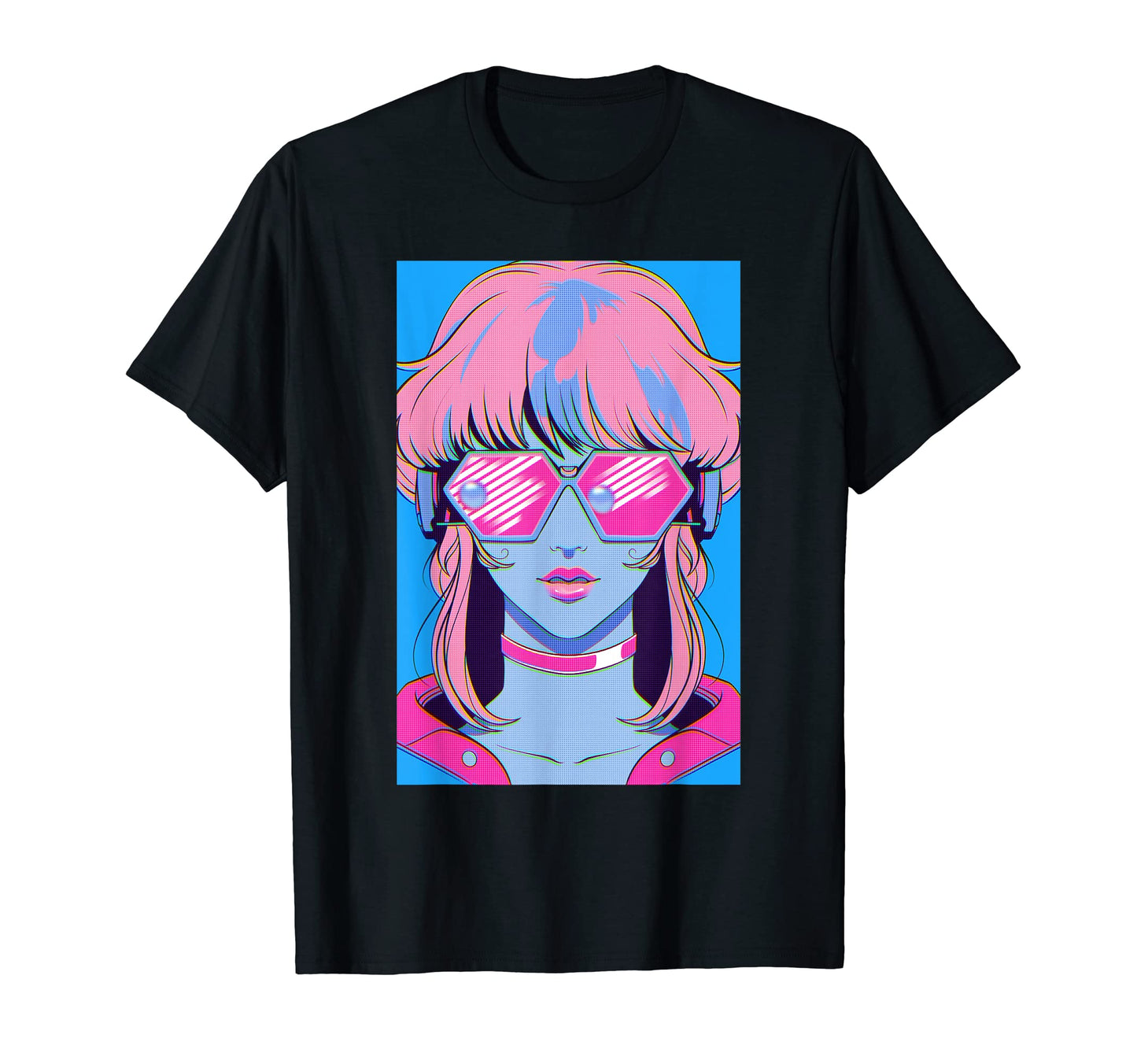 Anime Mecha 80S Manga Vaporwave T-Shirt - Fun Novelty Design Men Women - T-Shirt, Sweatshirt, Hoodie