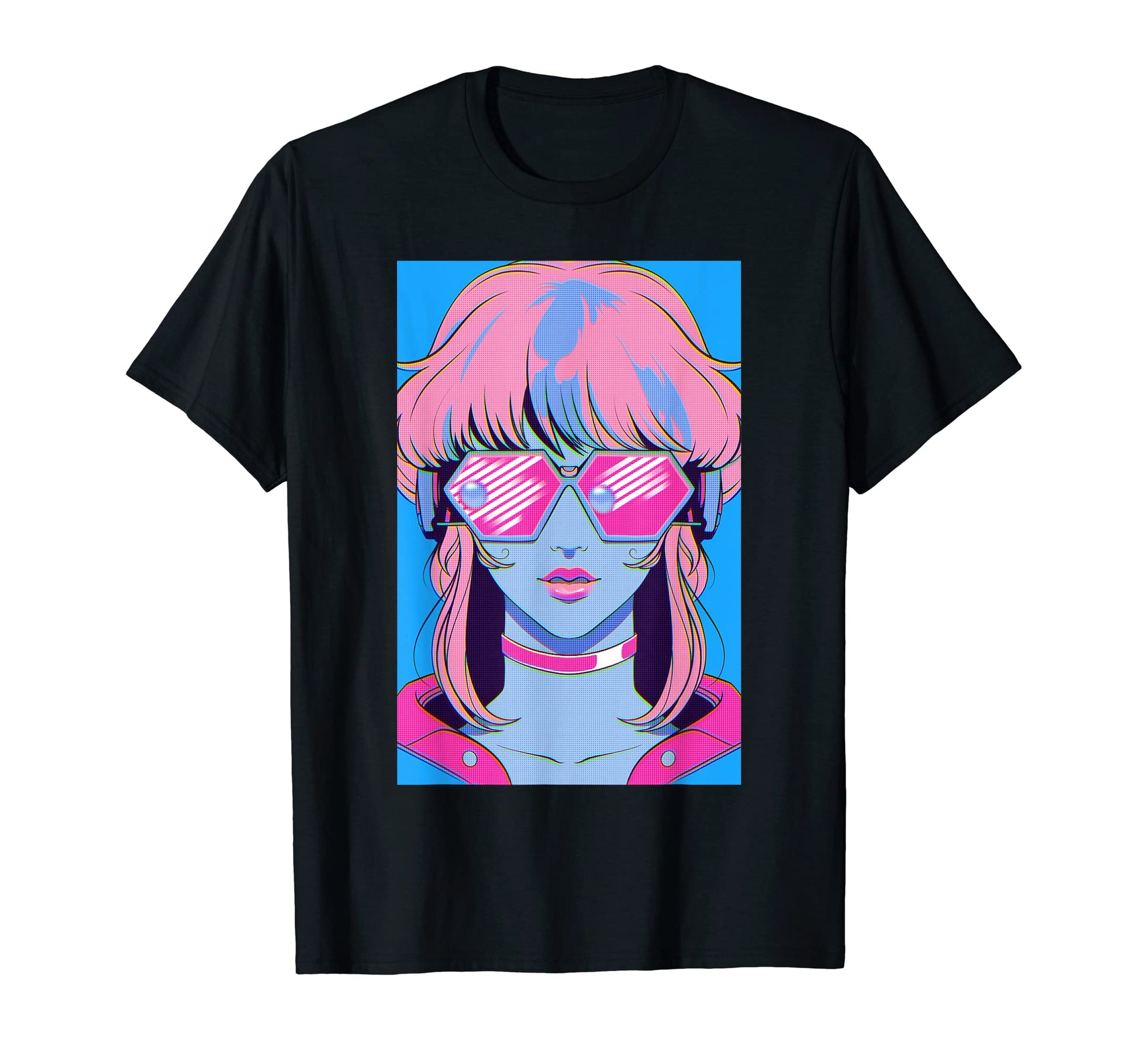 Anime Mecha 80S Manga Vaporwave T-Shirt - Fun Novelty Design Men Women - T-Shirt, Sweatshirt, Hoodie
