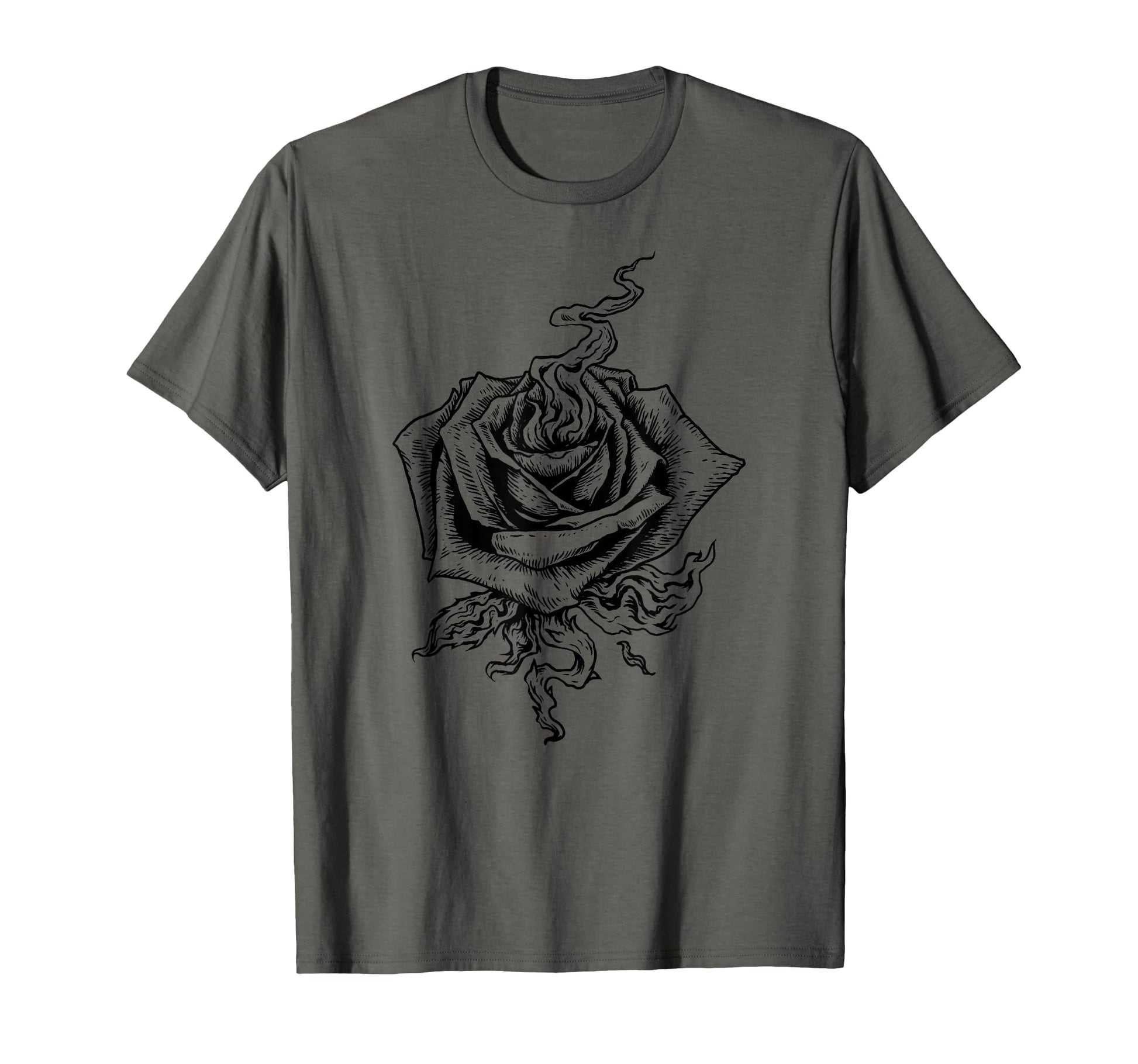 Black Rose Dark Aesthetic Soft Grunge Punk T-Shirt - Trendy Graphic Unisex - T-Shirt, Sweatshirt, Hoodie