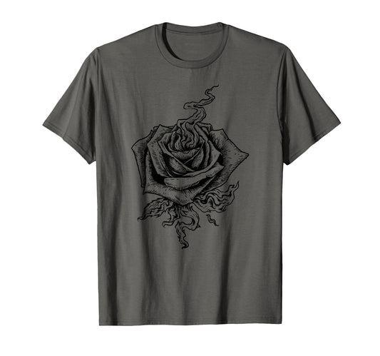 Black Rose Dark Aesthetic Soft Grunge Punk T-Shirt - Trendy Graphic Unisex - T-Shirt, Sweatshirt, Hoodie