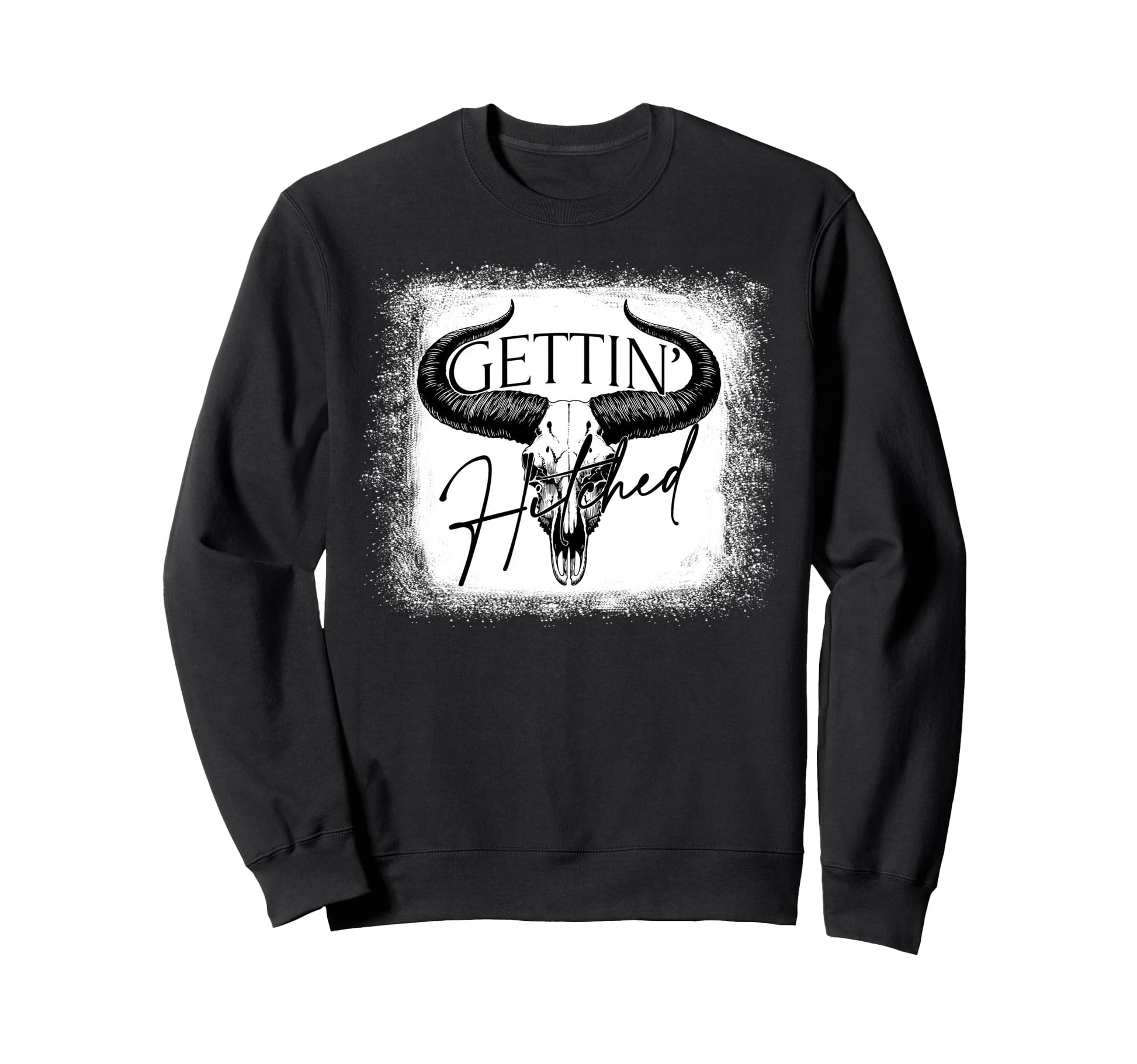 Getting Hitched Team Bride Sweatshirt - Casual Everyday Wear for Adults - T-Shirt, Sweatshirt, Hoodie