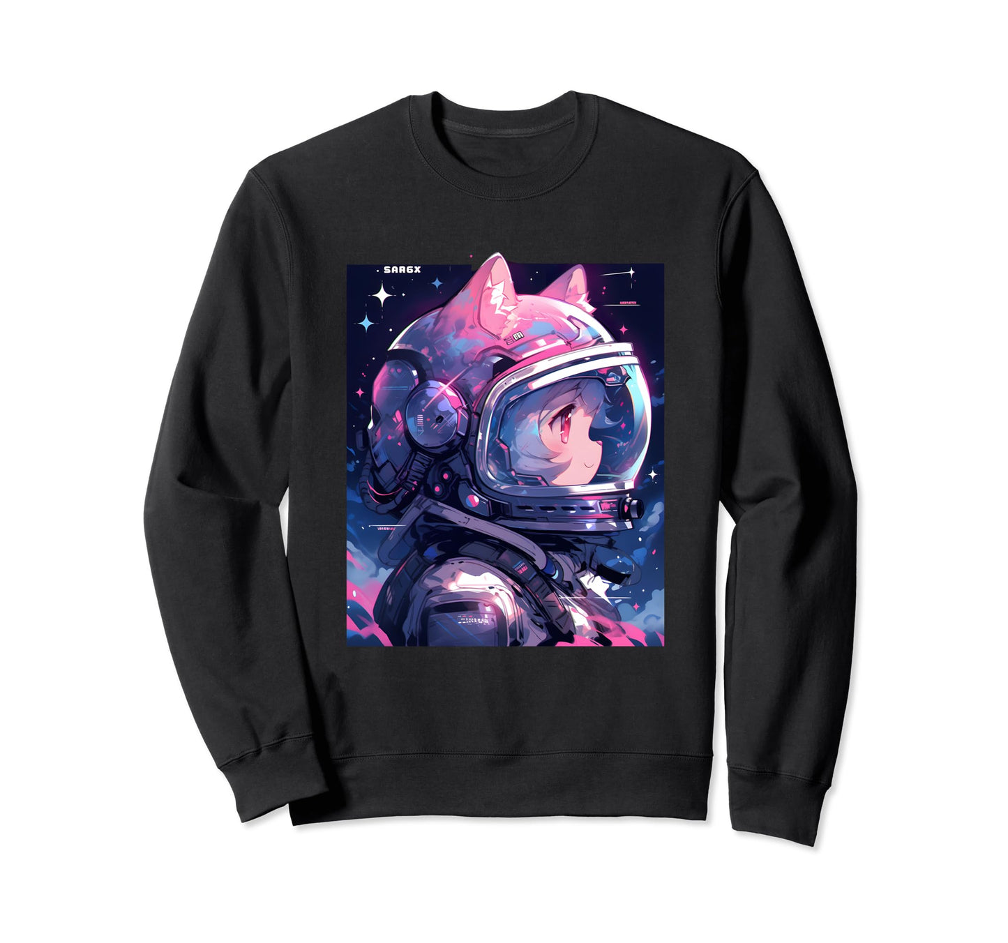 80S 90S Aesthetic Vaporwave Space Sweatshirt - Streetwear Style for Adults - T-Shirt, Sweatshirt, Hoodie