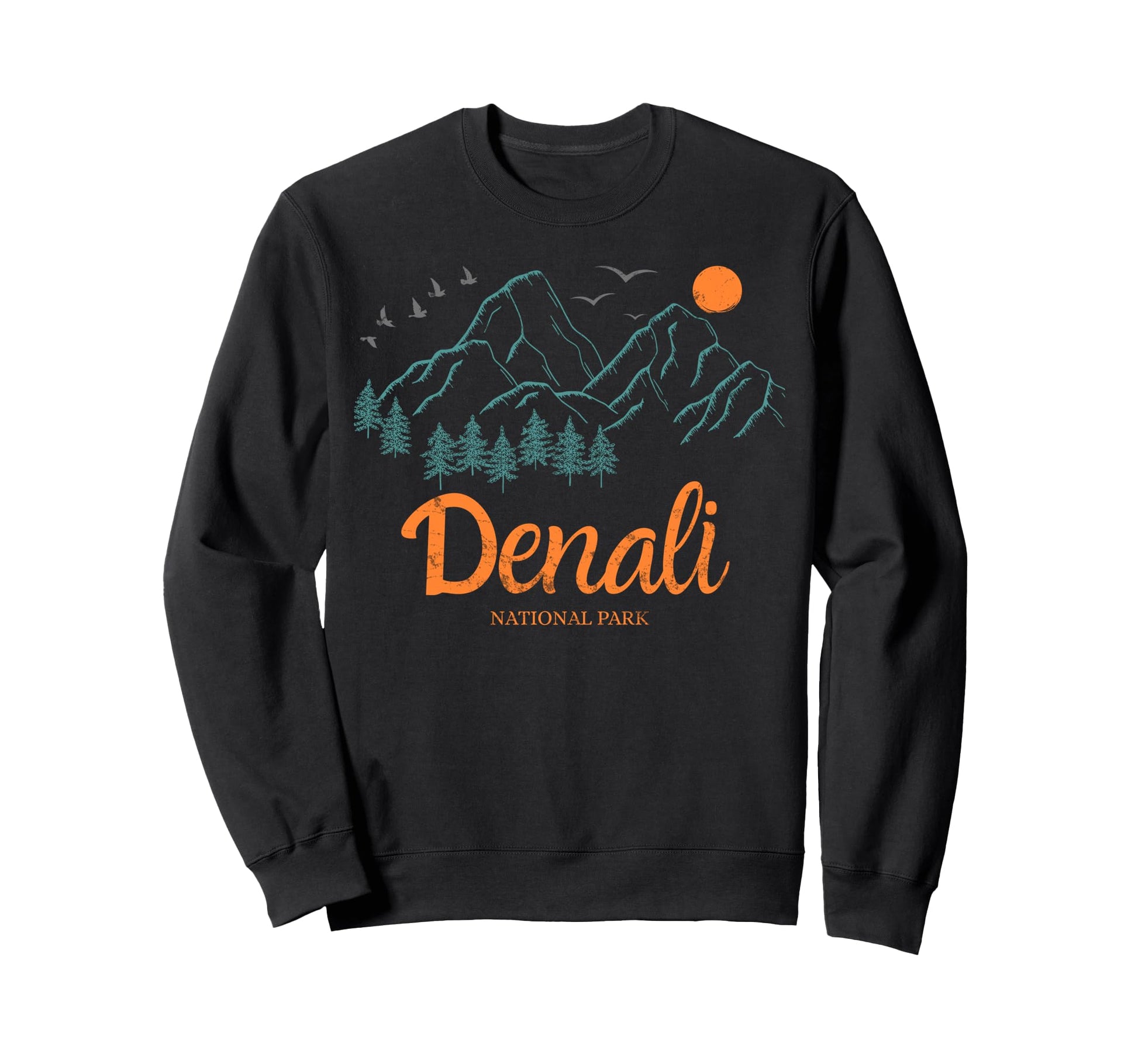 Denali National Park Alaska Sweatshirt - Aesthetic Graphic Men Women - T-Shirt, Sweatshirt, Hoodie