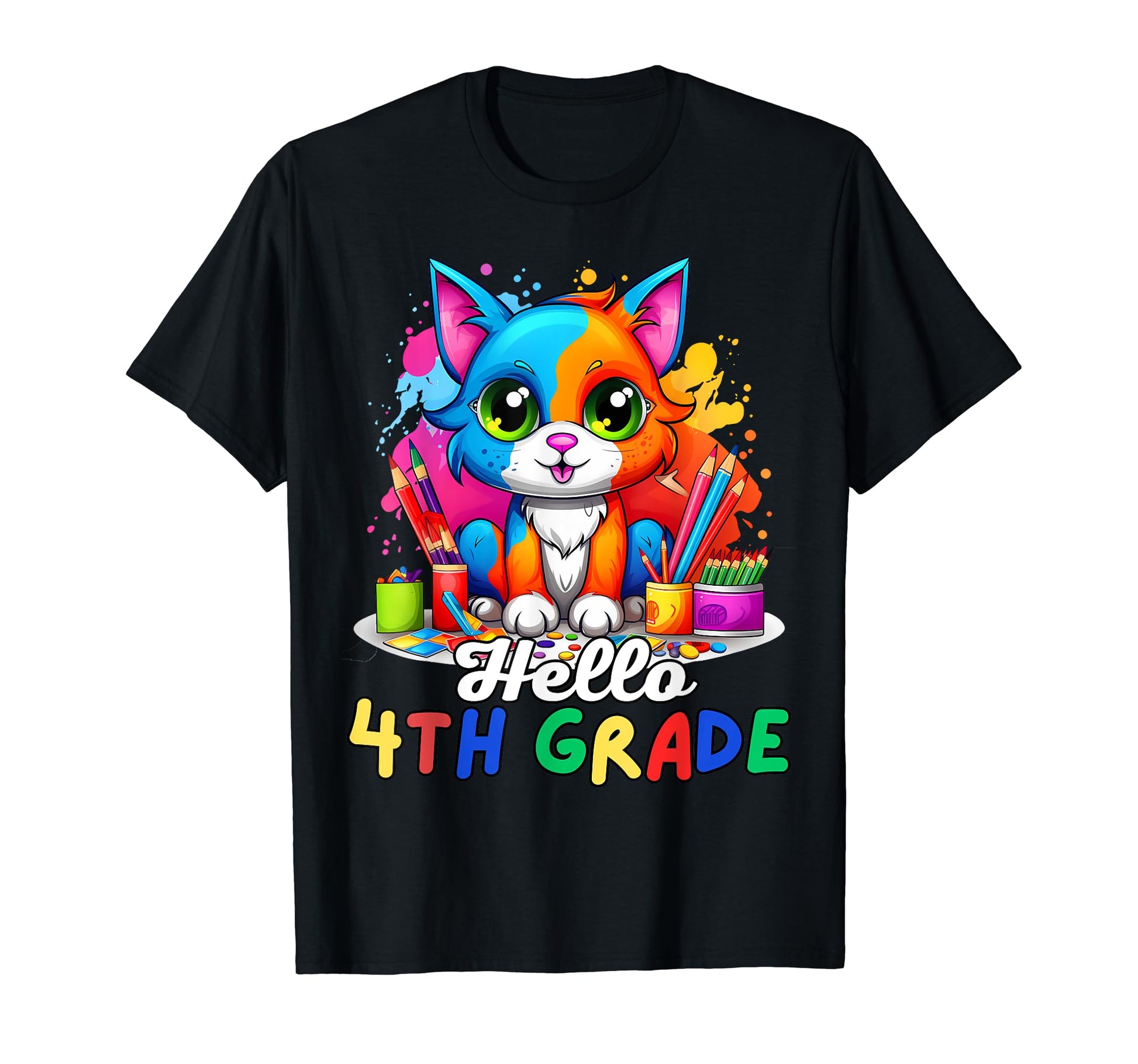 Hello 4Th Grade Back To School First T-Shirt - Casual Everyday Wear Unisex - T-Shirt, Sweatshirt, Hoodie
