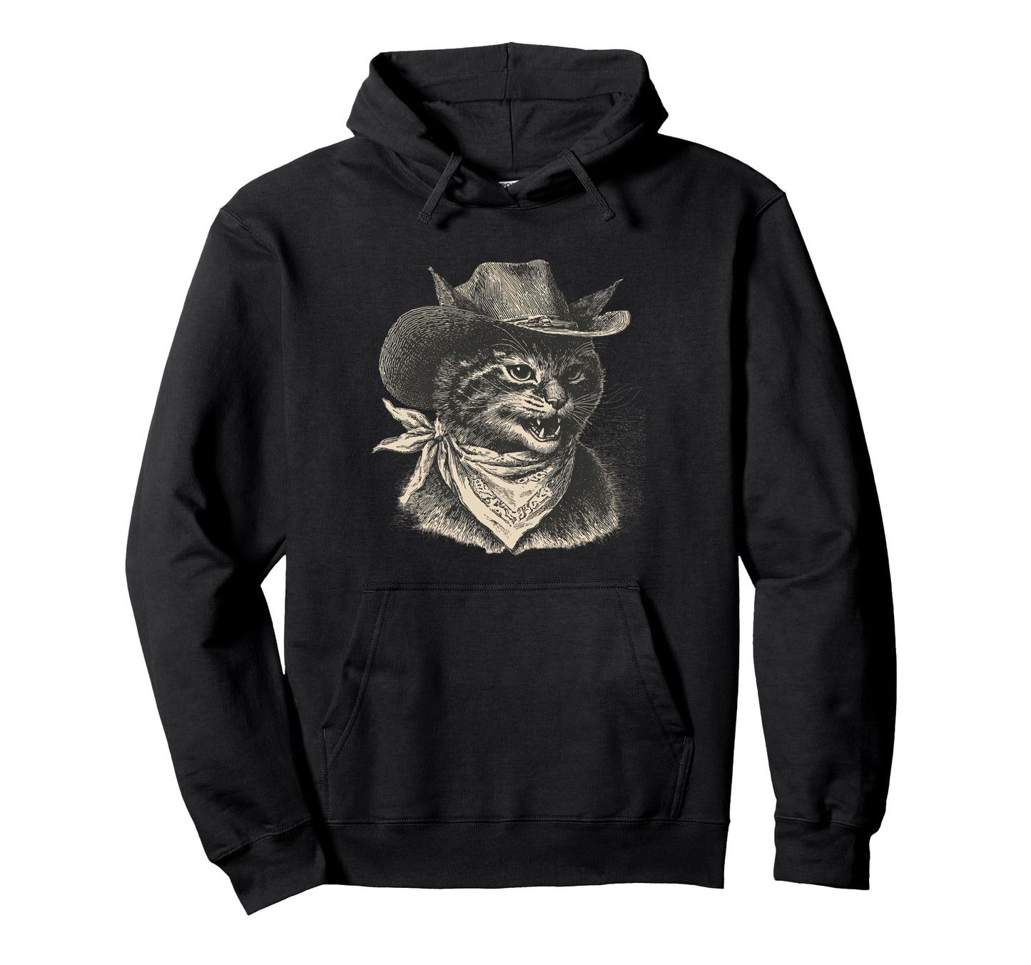 Country Western Cowgirl Funny Cowboy Hoodie - Minimalist Print for Adults - T-Shirt, Sweatshirt, Hoodie