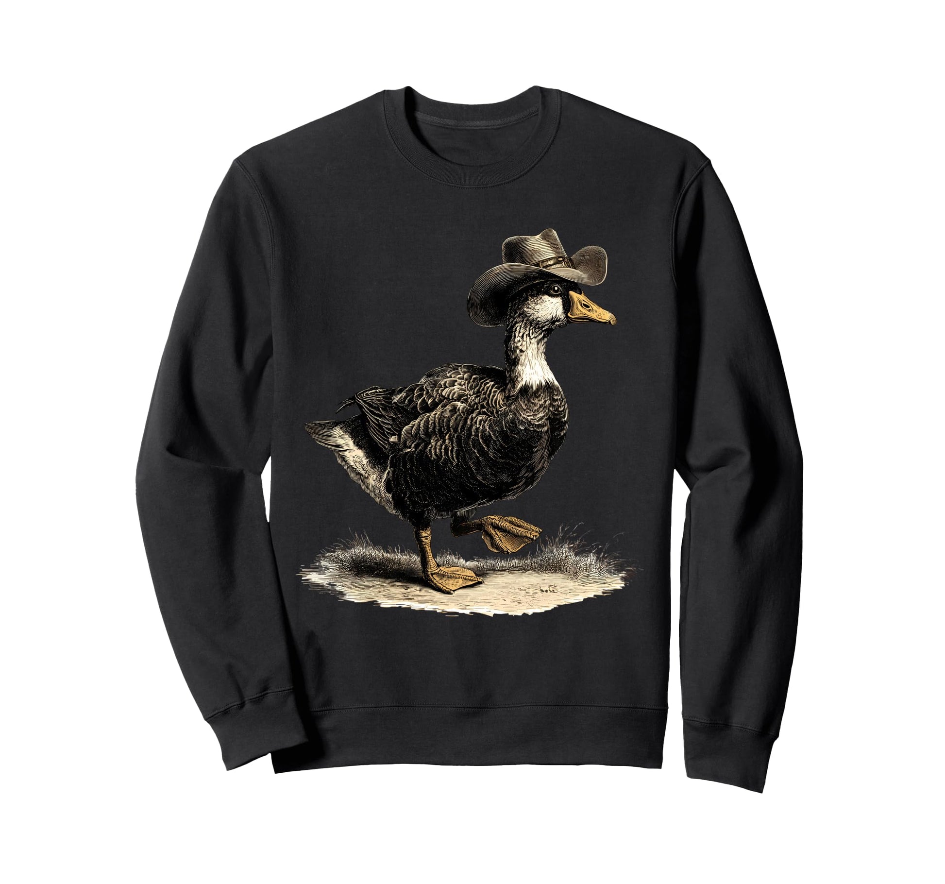 Country Cowboy Goose Rodeo Sweatshirt - Aesthetic Graphic for Adults - T-Shirt, Sweatshirt, Hoodie