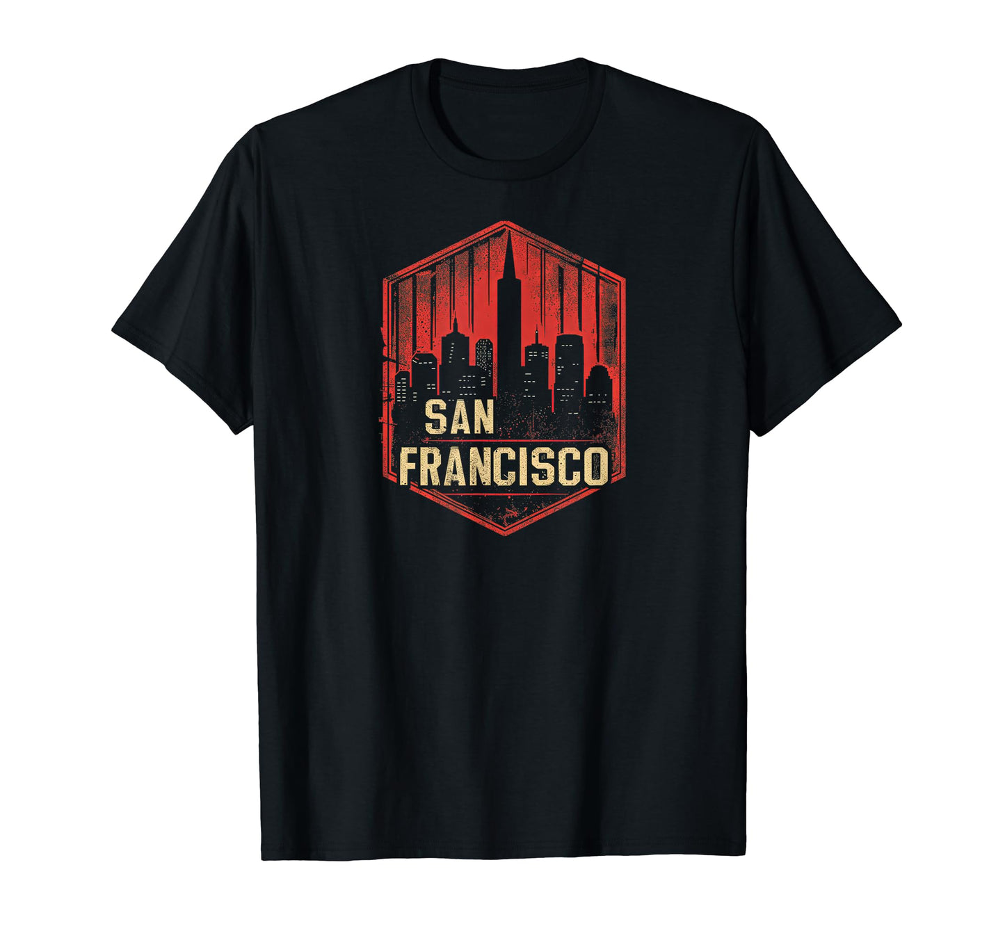 San Francisco Grit 90S Grunge T-Shirt - Fun Novelty Design Men Women - T-Shirt, Sweatshirt, Hoodie