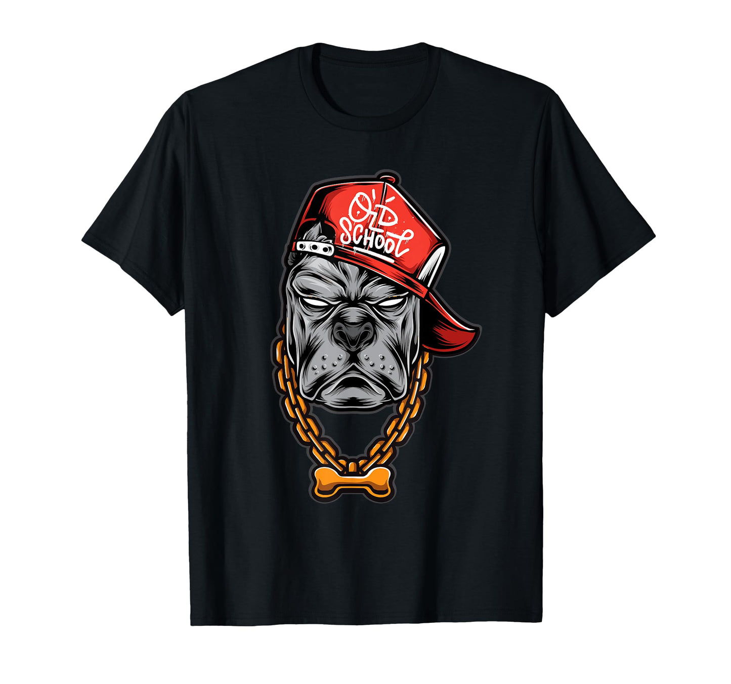 Old School Throwback 80S 90S Hip Hop Dog T-Shirt - Trendy Graphic Men Women - T-Shirt, Sweatshirt, Hoodie