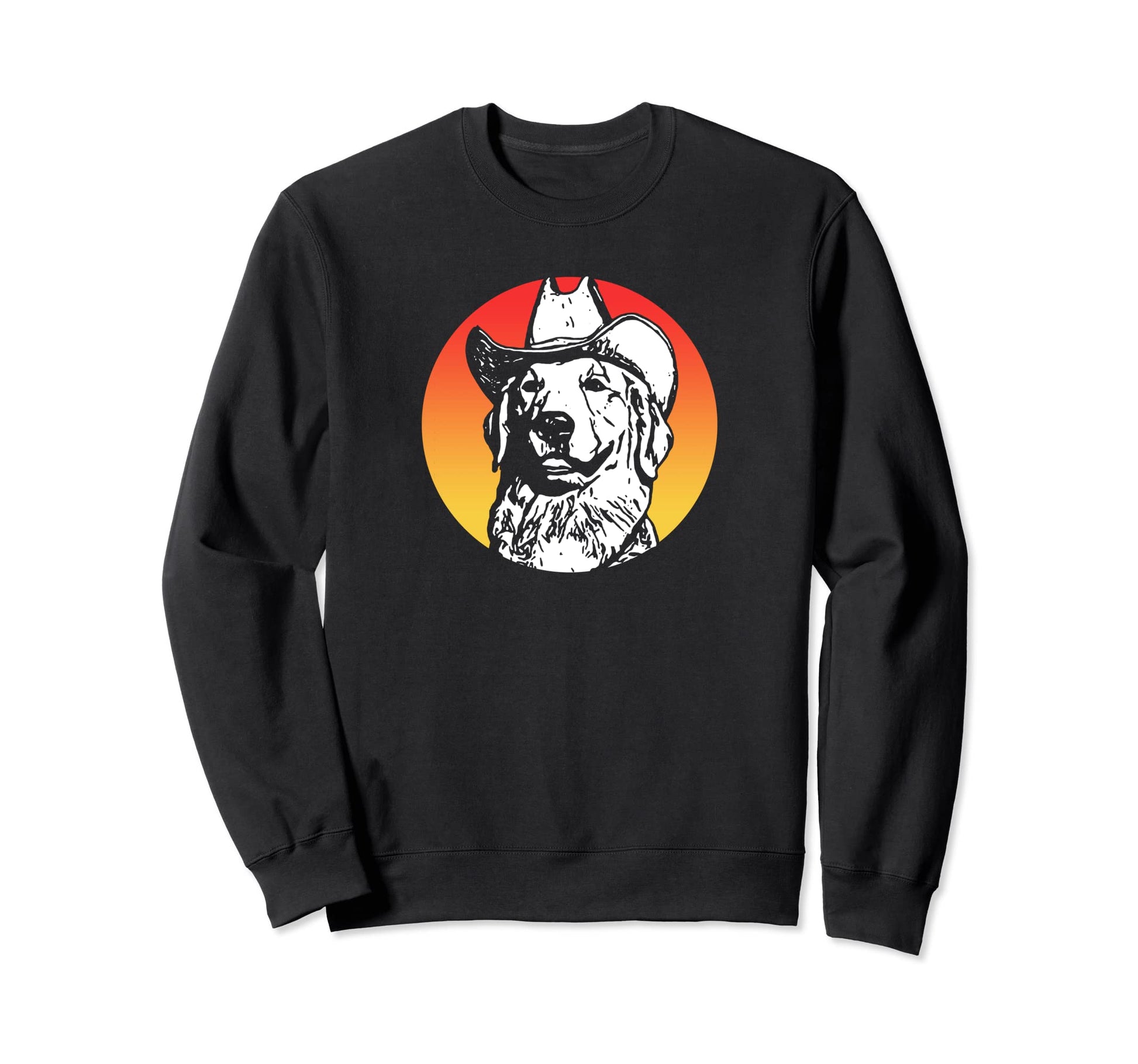 Cowdog Funny Country Cowboy Dog Sweatshirt - Trendy Graphic Men Women - T-Shirt, Sweatshirt, Hoodie