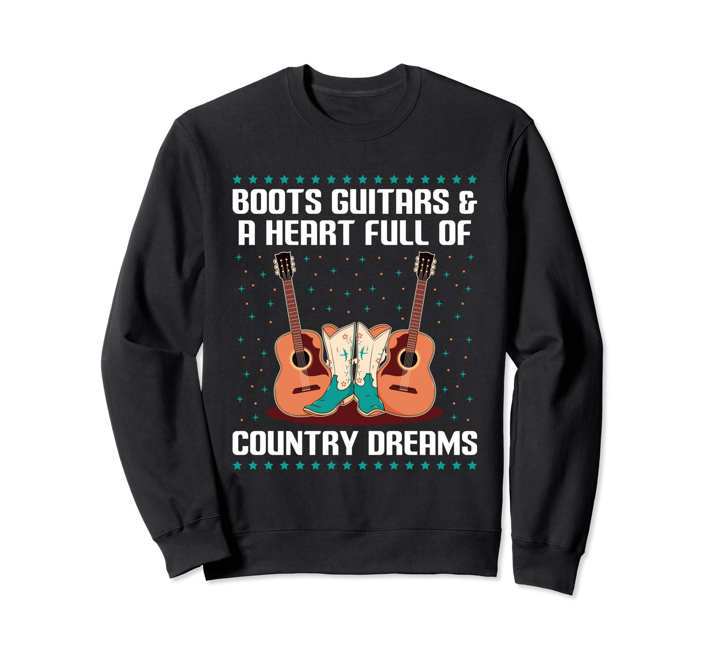 County Music Music Lover Western Sweatshirt - Trendy Graphic for Adults - T-Shirt, Sweatshirt, Hoodie