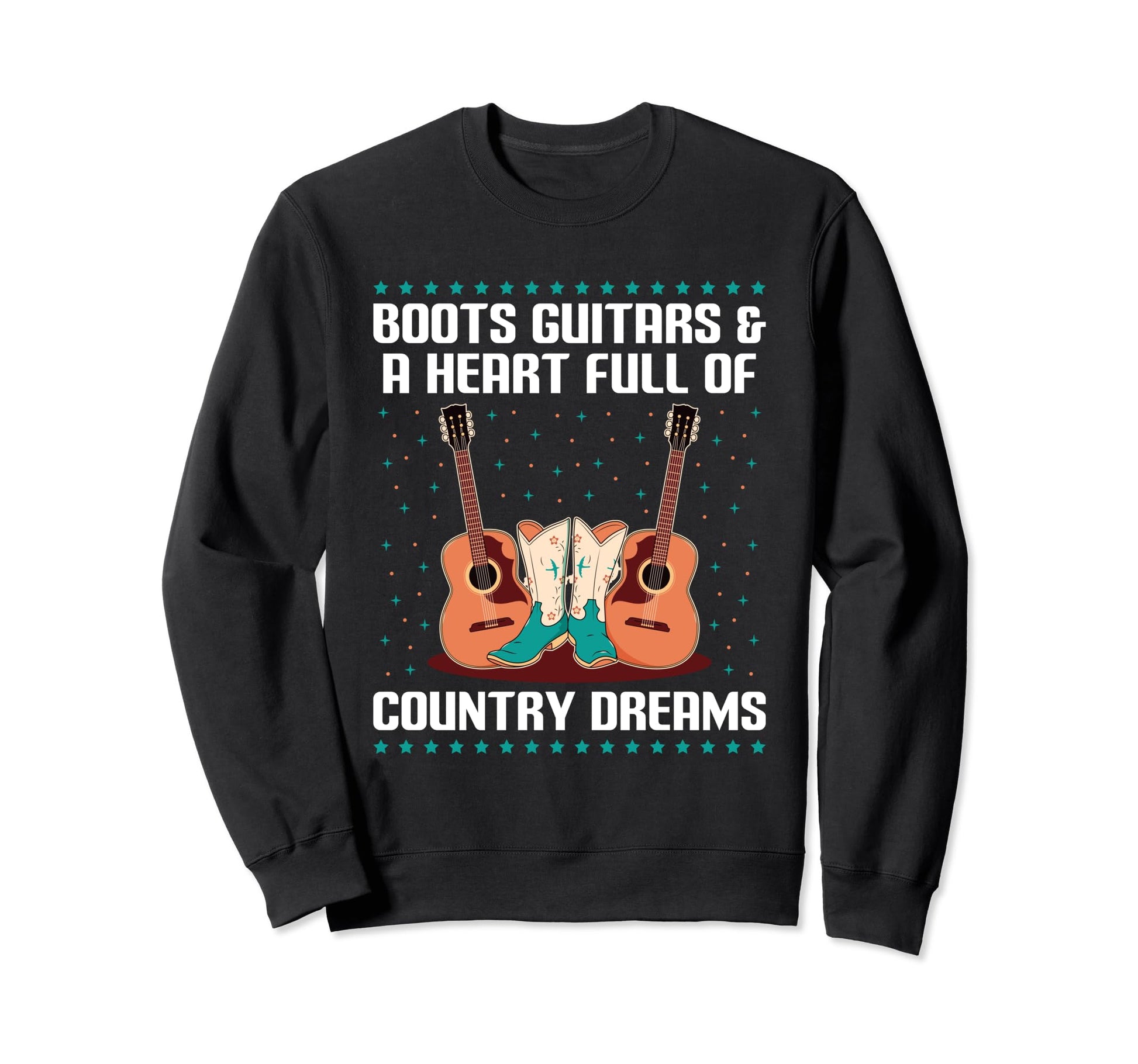 County Music Music Lover Western Sweatshirt - Trendy Graphic for Adults - T-Shirt, Sweatshirt, Hoodie