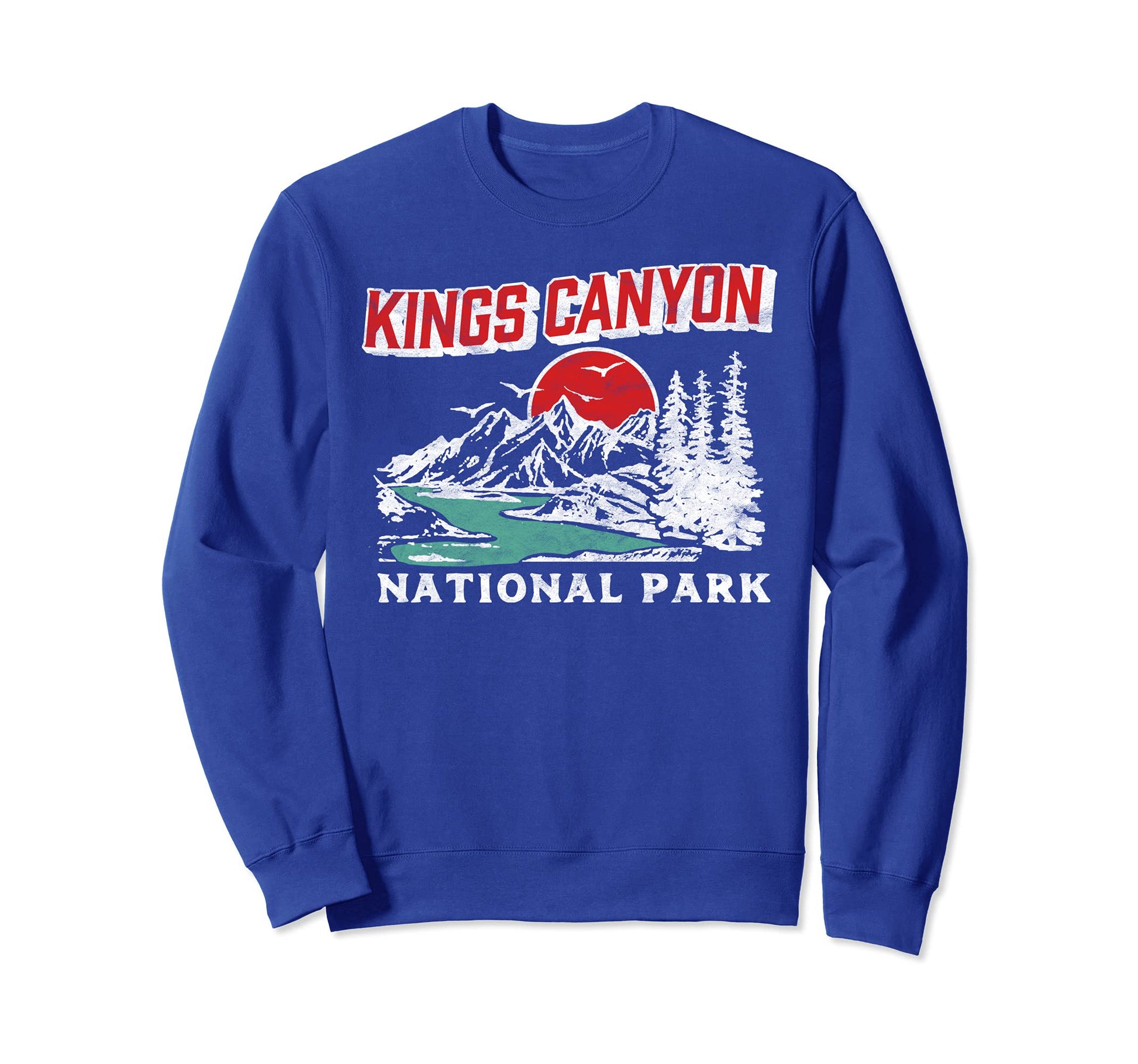 Kings Canyon National Park 80S Sweatshirt - Novelty Apparel for Adults - T-Shirt, Sweatshirt, Hoodie