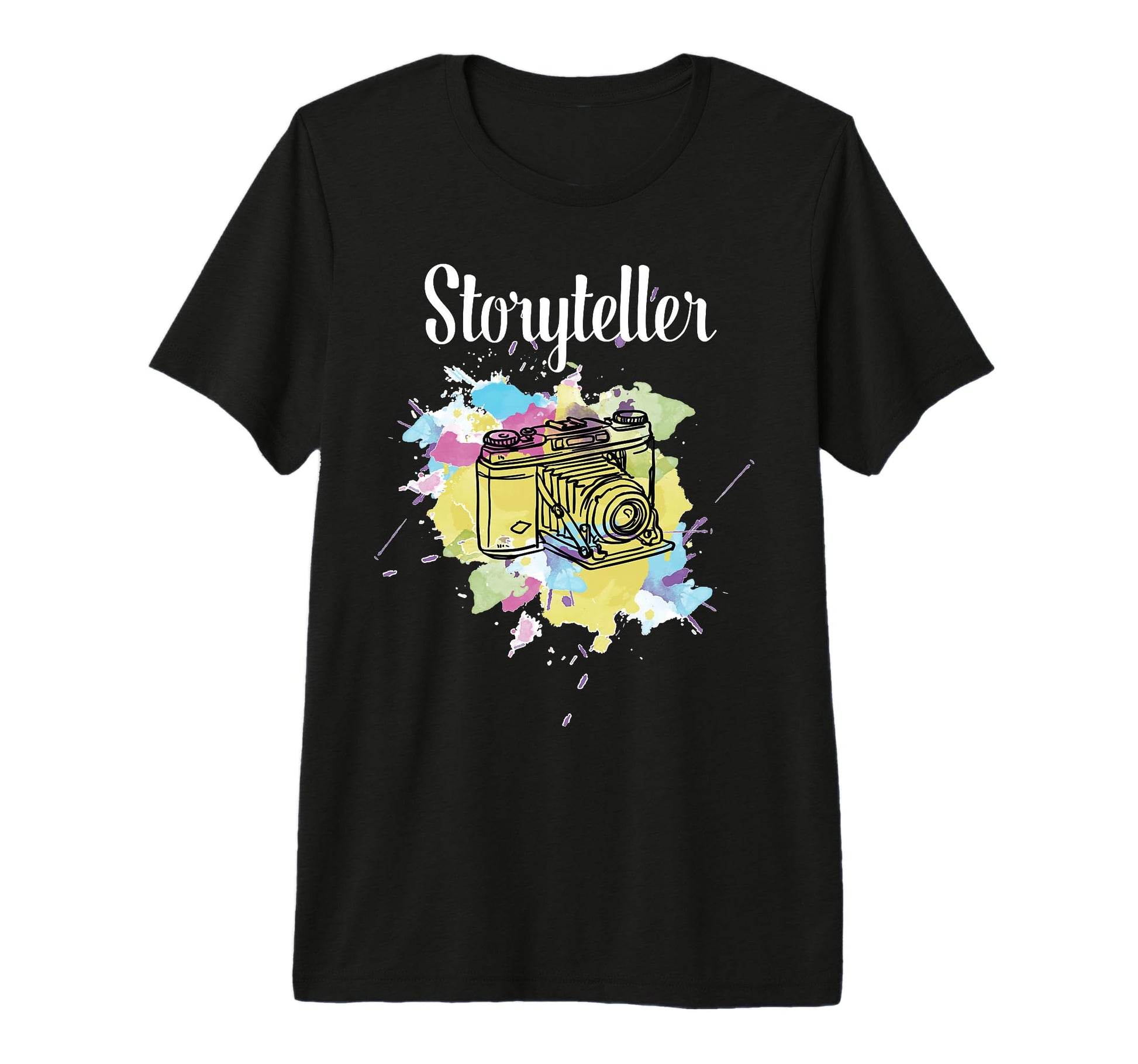Storyteller Photographer Photography T-Shirt - Custom Art Print Men Women - T-Shirt, Sweatshirt, Hoodie