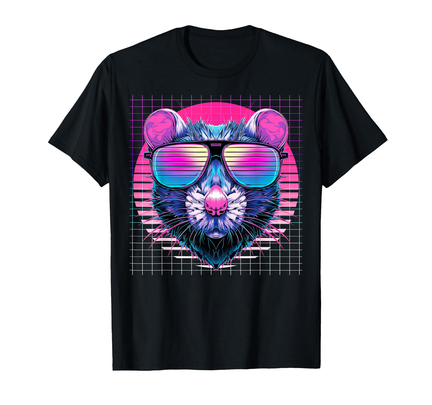 Rat Sunglasses Mouse Vaporwave Aesthetic T-Shirt - Novelty Apparel Unisex - T-Shirt, Sweatshirt, Hoodie