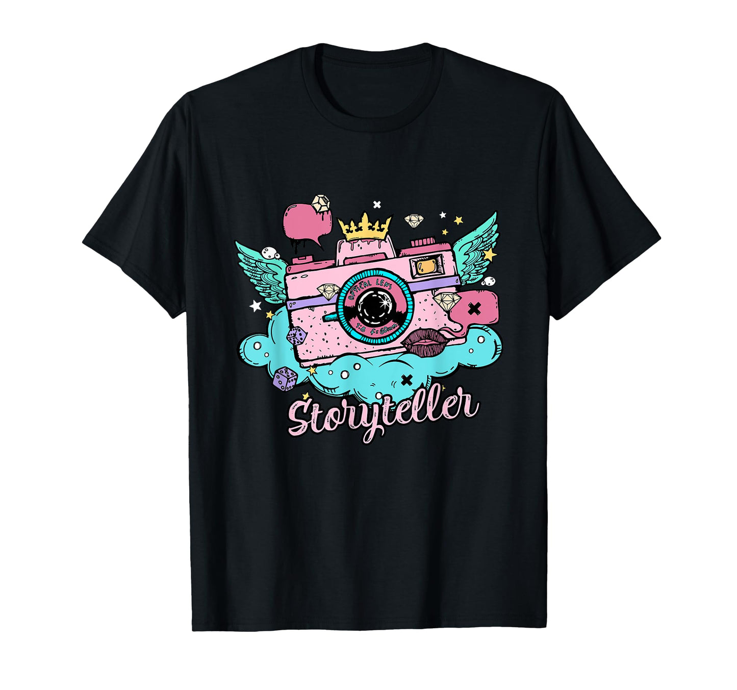 Photography Colorful Grunge Stye T-Shirt - Casual Everyday Wear Men Women - T-Shirt, Sweatshirt, Hoodie