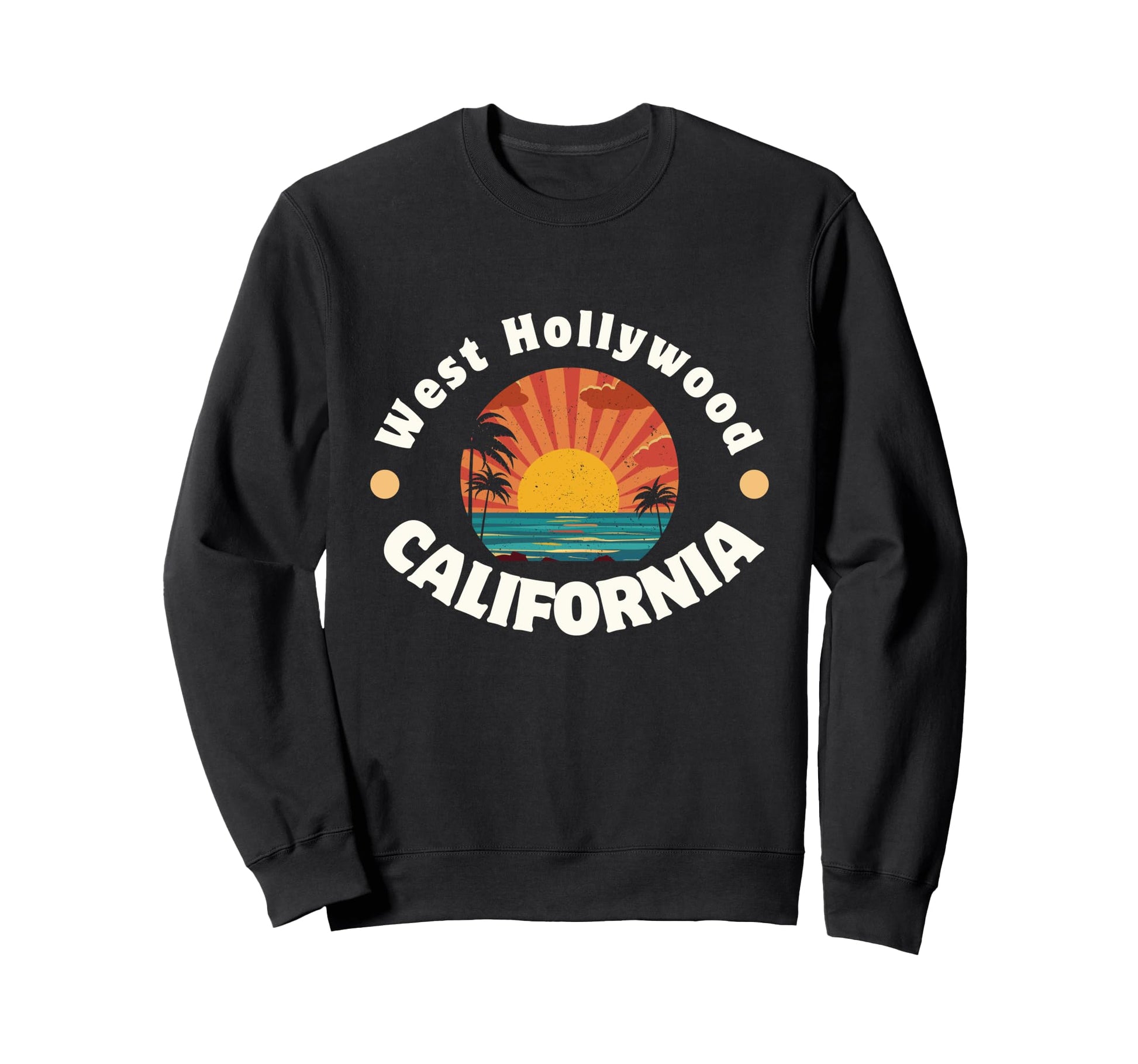 West Hollywood City Tourist Souvenirs Sweatshirt - Custom Art Print Unisex - T-Shirt, Sweatshirt, Hoodie