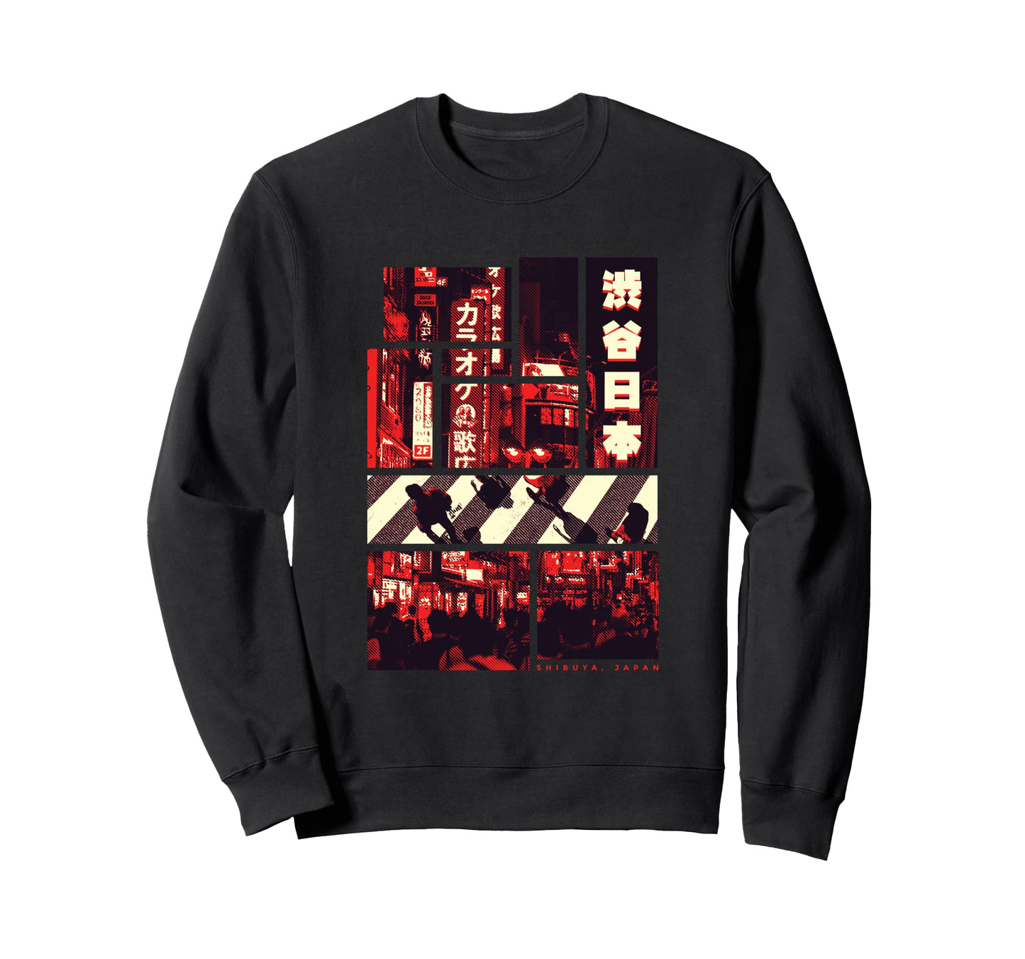 Aesthetic Vaporwave Japan 80S 90S Sweatshirt - Custom Art Print Unisex - T-Shirt, Sweatshirt, Hoodie