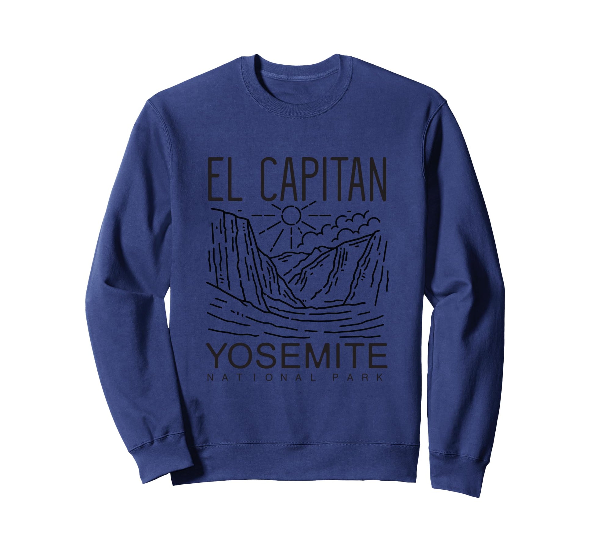 Yosemite National Park El Capitan Sweatshirt - Trendy Graphic for Adults - T-Shirt, Sweatshirt, Hoodie