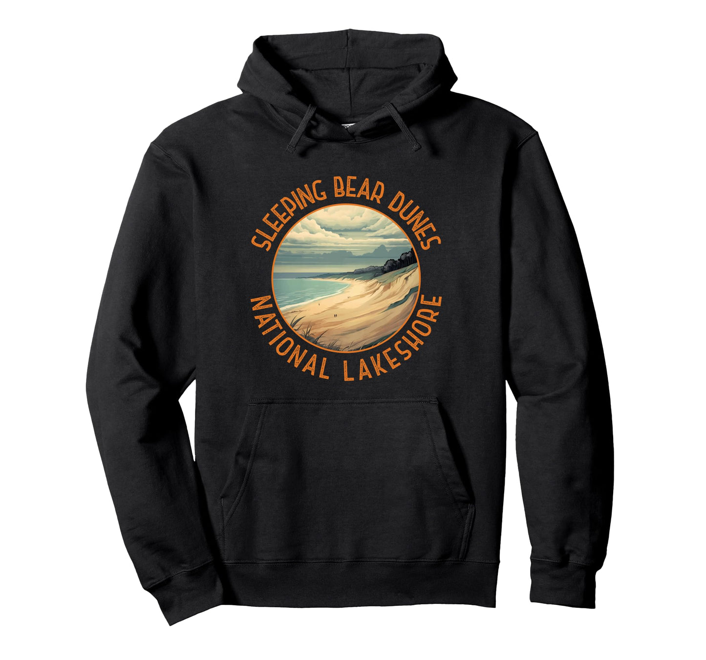 Sleeping Bear Dunes National Lakeshore Hoodie - Graphic Print for Adults - T-Shirt, Sweatshirt, Hoodie