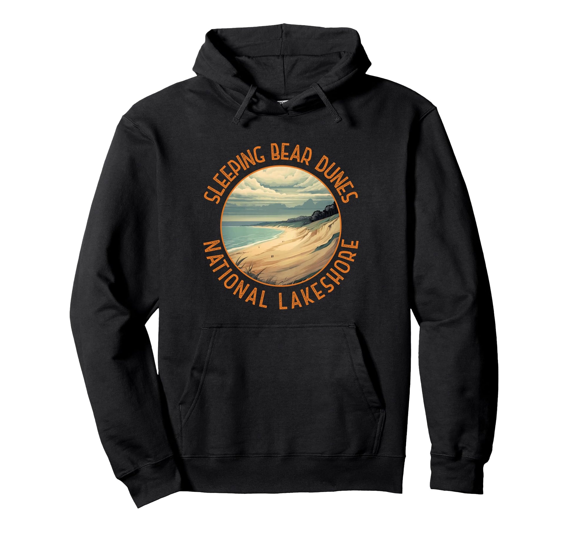 Sleeping Bear Dunes National Lakeshore Hoodie - Graphic Print for Adults - T-Shirt, Sweatshirt, Hoodie