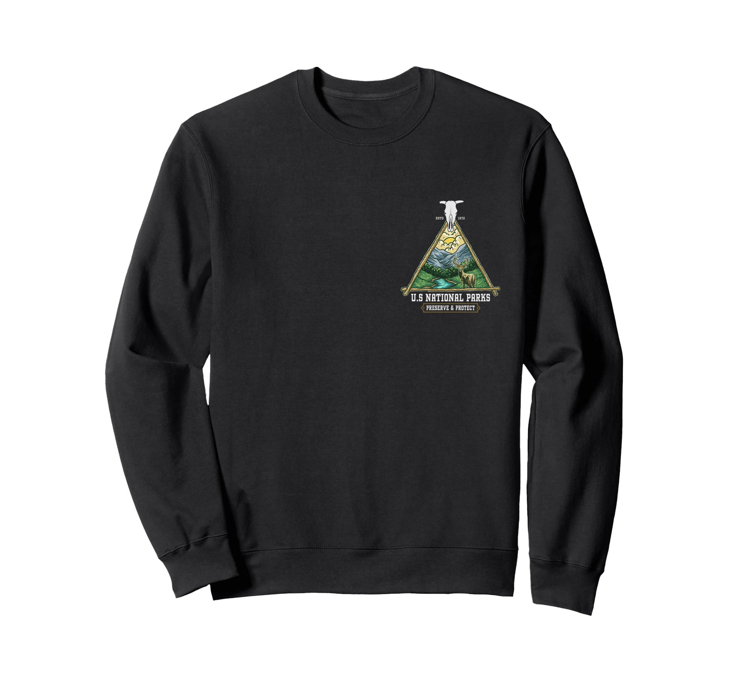 Us National Parks Preserve And Sweatshirt - Custom Art Print Men Women - T-Shirt, Sweatshirt, Hoodie