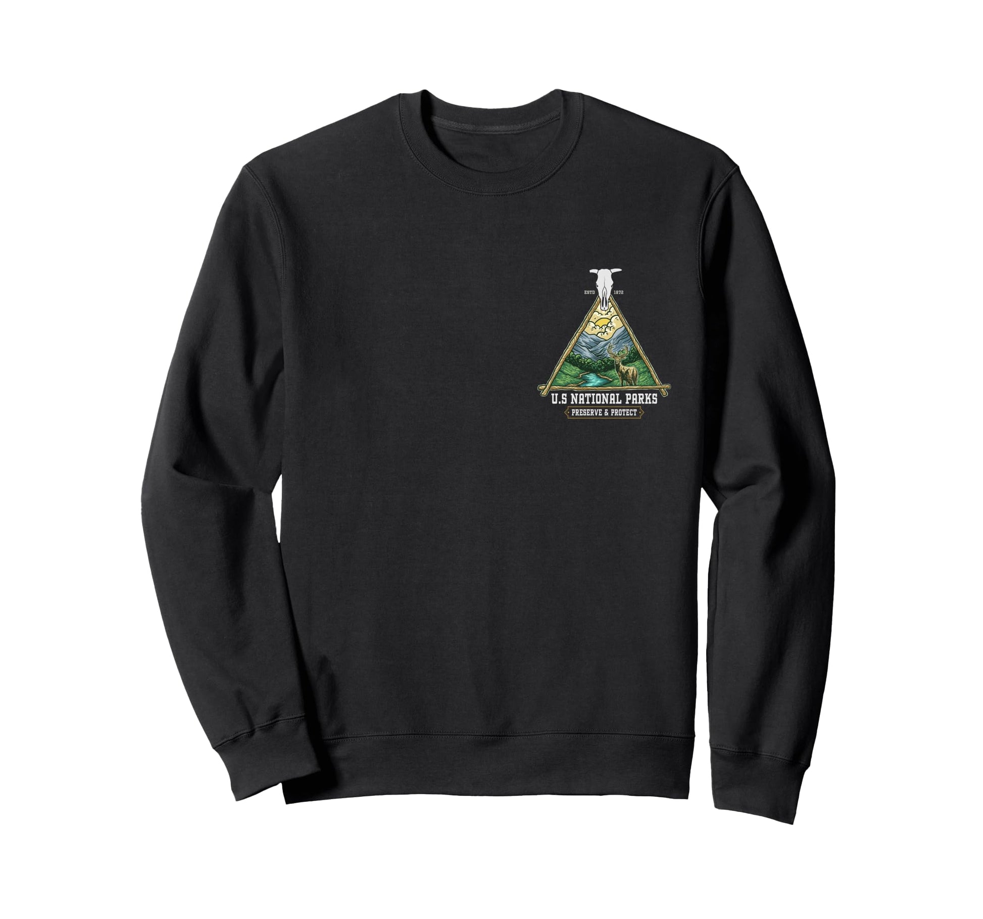 Us National Parks Preserve And Sweatshirt - Custom Art Print Men Women - T-Shirt, Sweatshirt, Hoodie