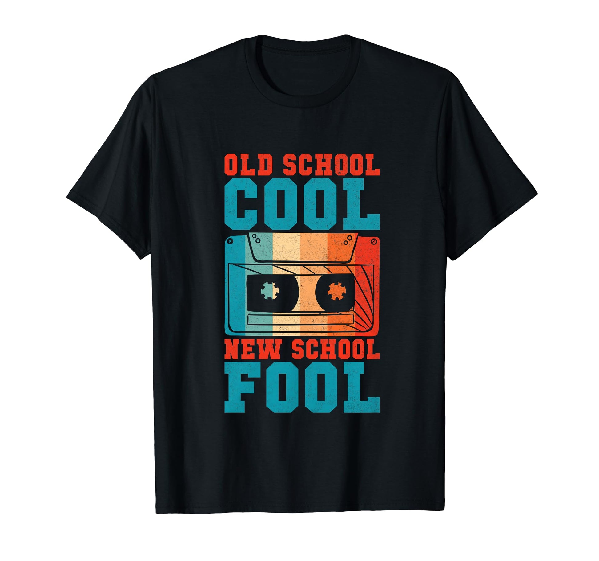 Old School New School Fool 90S Hip Hop T-Shirt - Trendy Graphic for Adults - T-Shirt, Sweatshirt, Hoodie