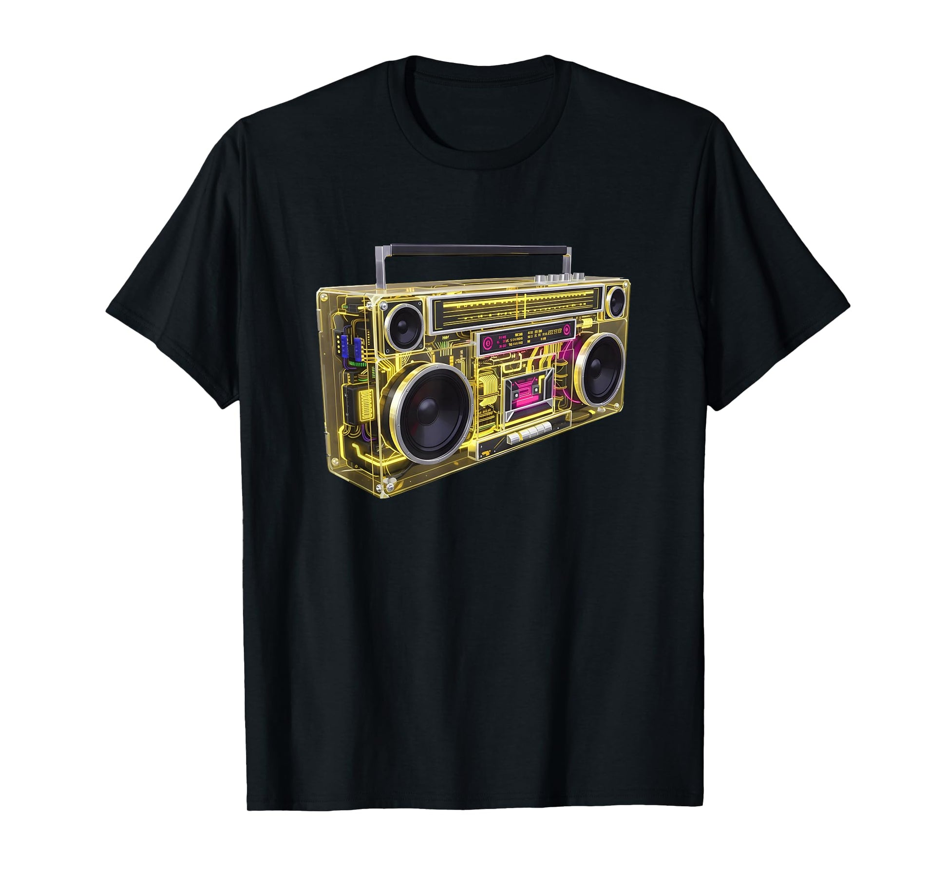 Boombox Old School Cassette Tape T-Shirt - Unique Graphic Men Women - T-Shirt, Sweatshirt, Hoodie
