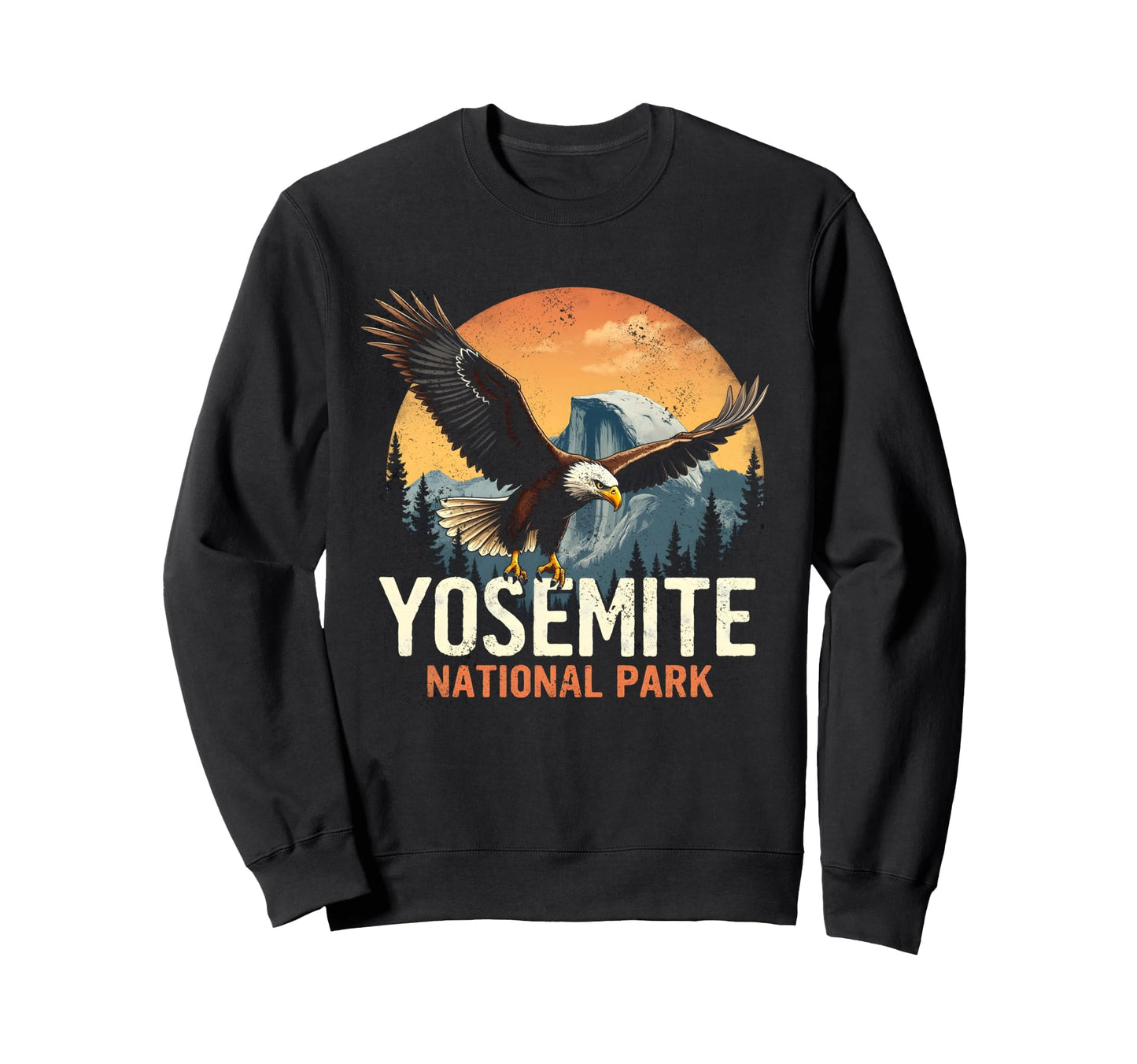 Yosemite National Park Mountain Sweatshirt - Streetwear Style Unisex - T-Shirt, Sweatshirt, Hoodie