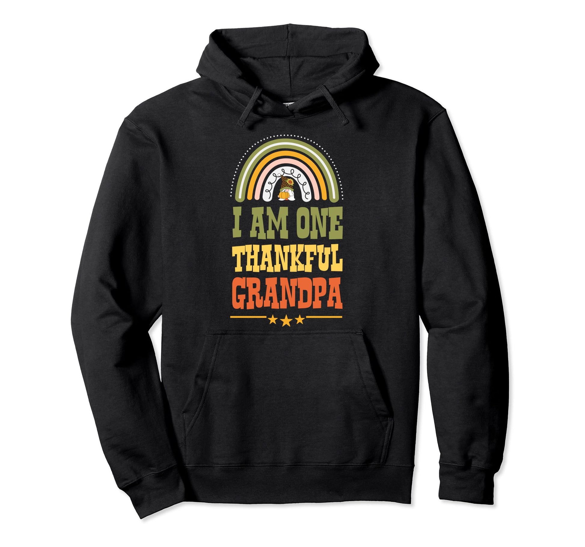 I Am One Thankful Grandpa Bohemian Hoodie - Unique Graphic Unisex - T-Shirt, Sweatshirt, Hoodie